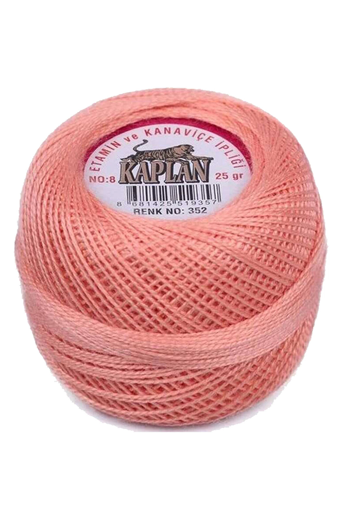 Kaplan Etamin Ve Kanaviçe İpi 8 No Kod/Renk: 352 - Royaleks