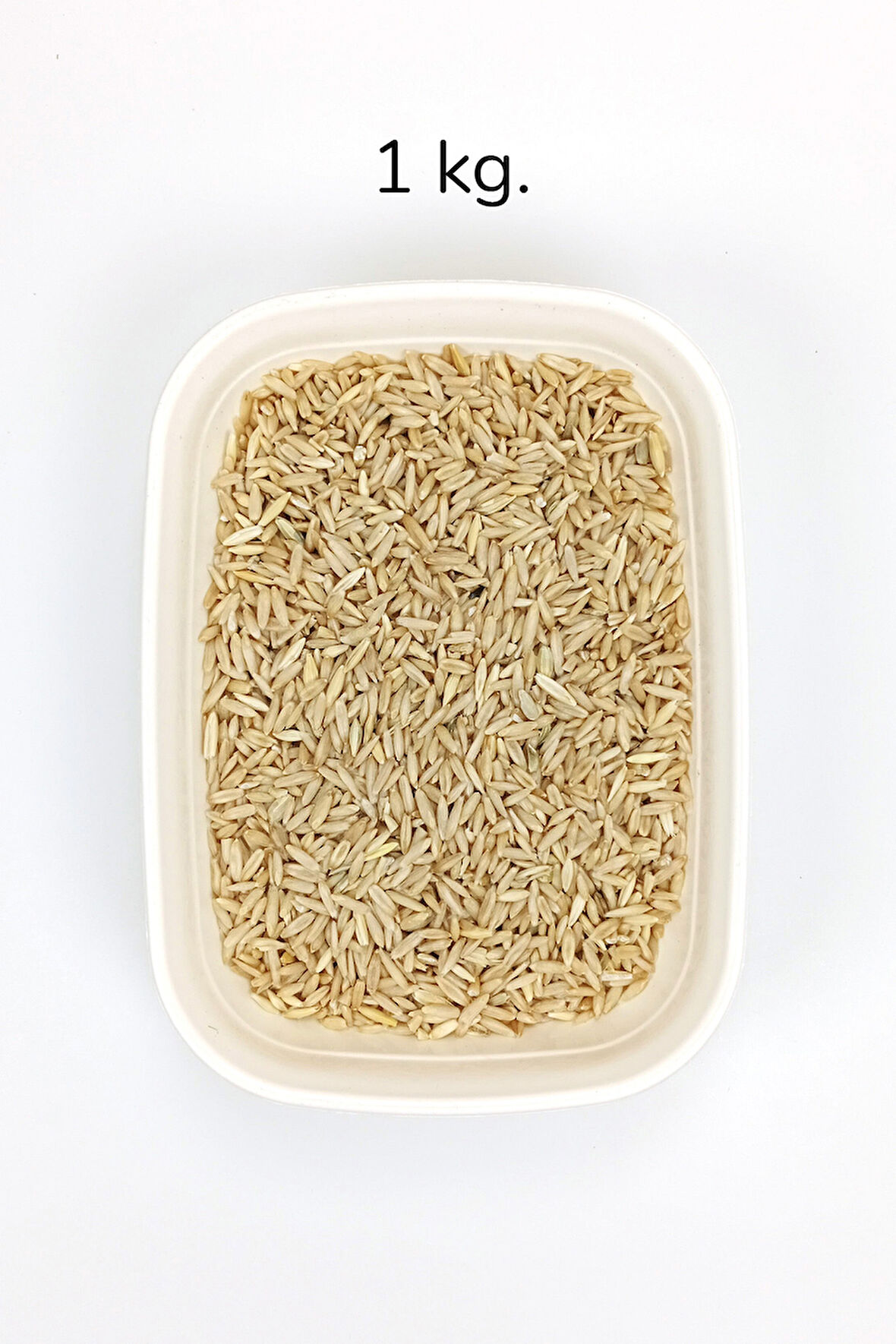 Tüm Kuşlar İçin Doğal Taze Soyulmuş İç Yulaf - 1 kg