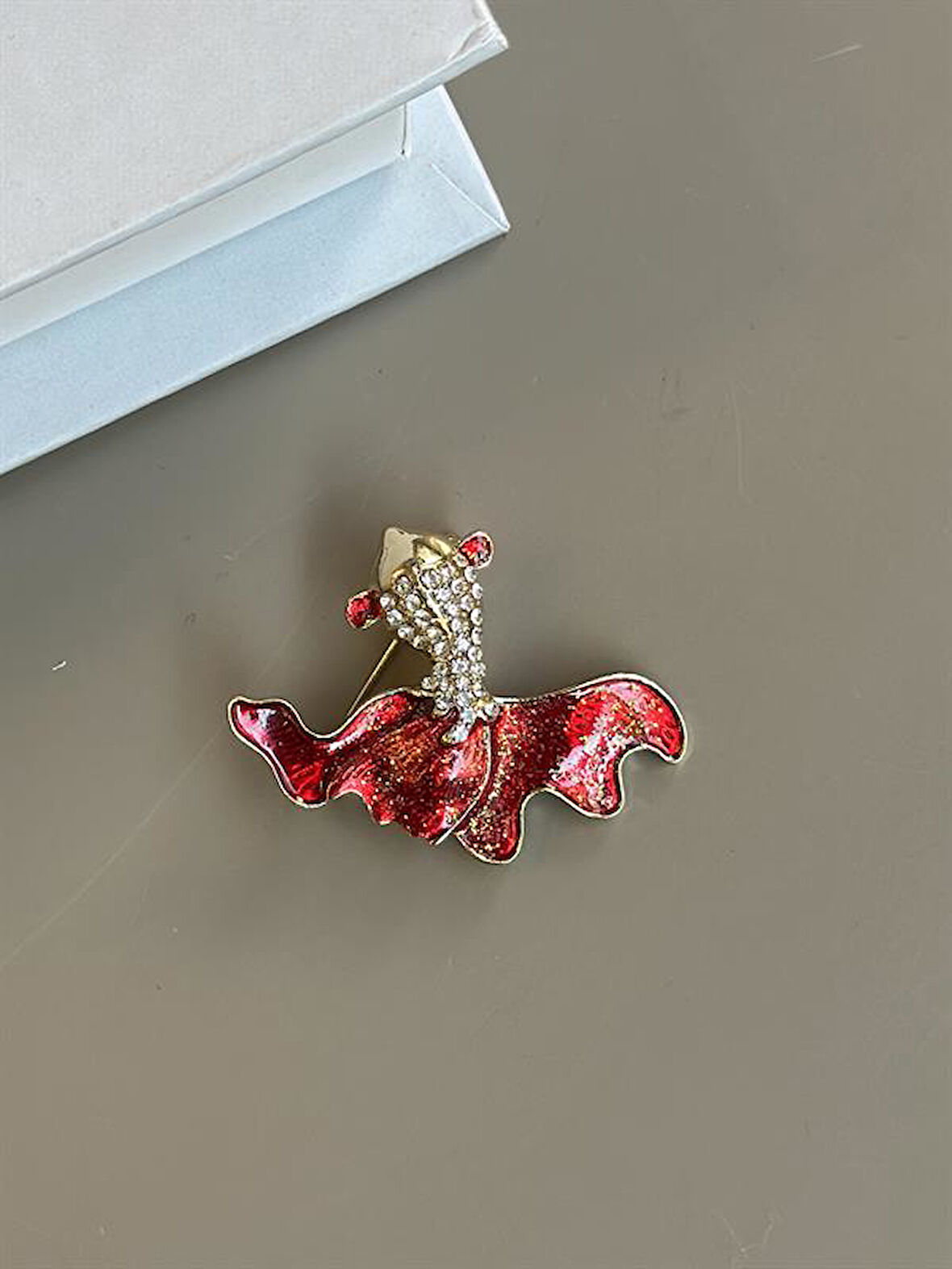 Balık Broş - Kırmızı