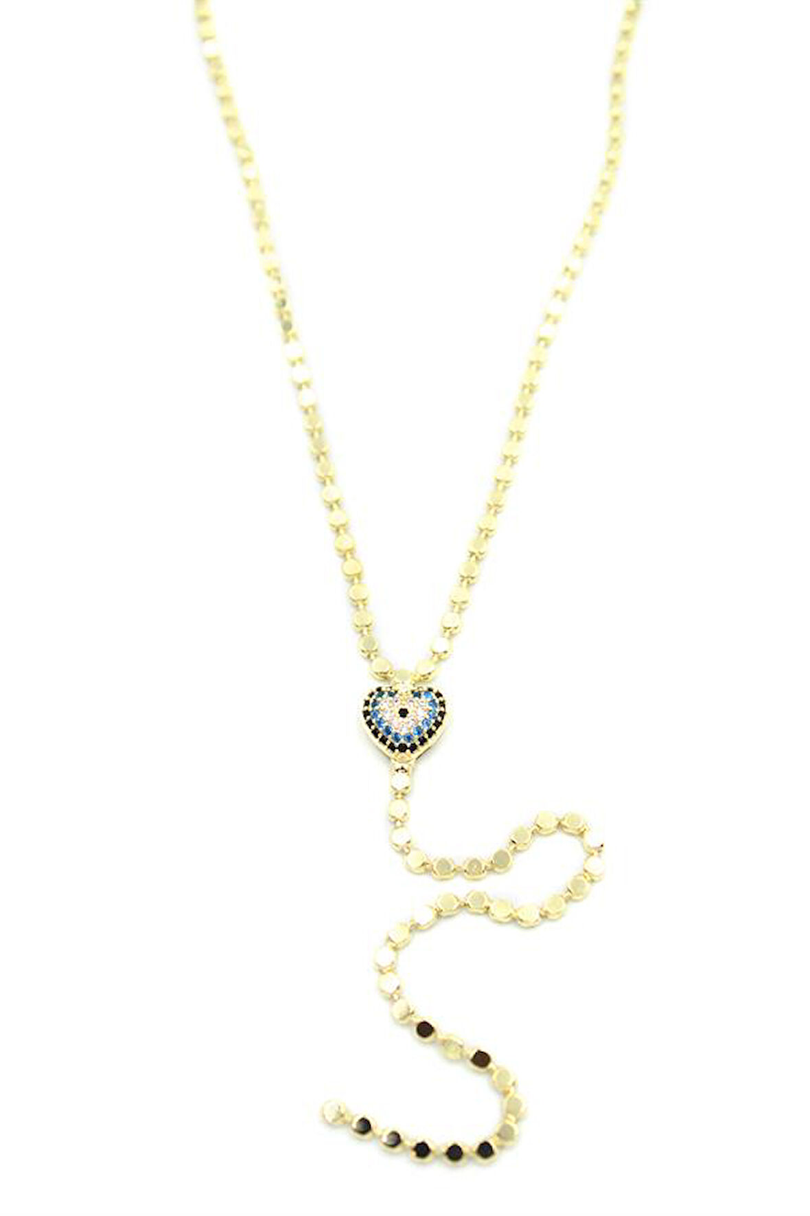 Ezme Kalp Kolye - Altın