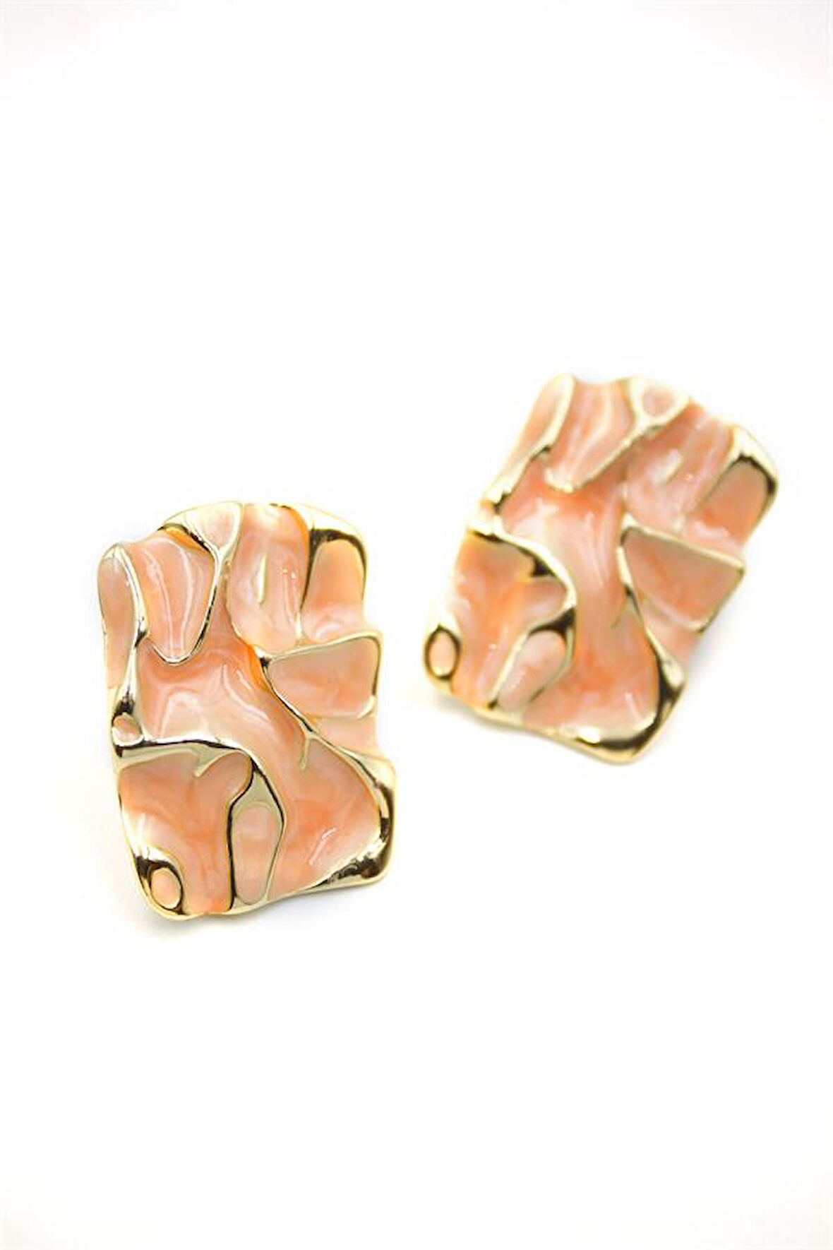 Mineli Küpe - Pembe