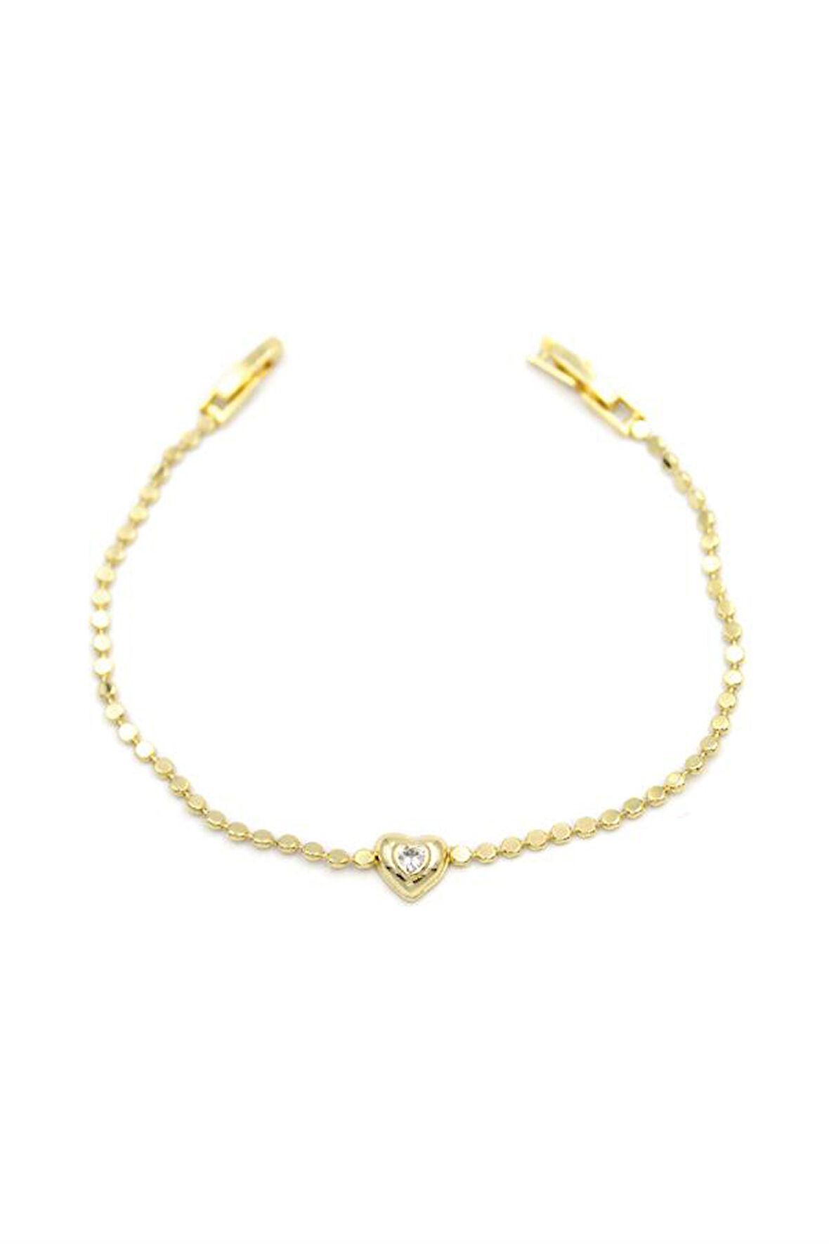 Kalp Bileklik - Altın