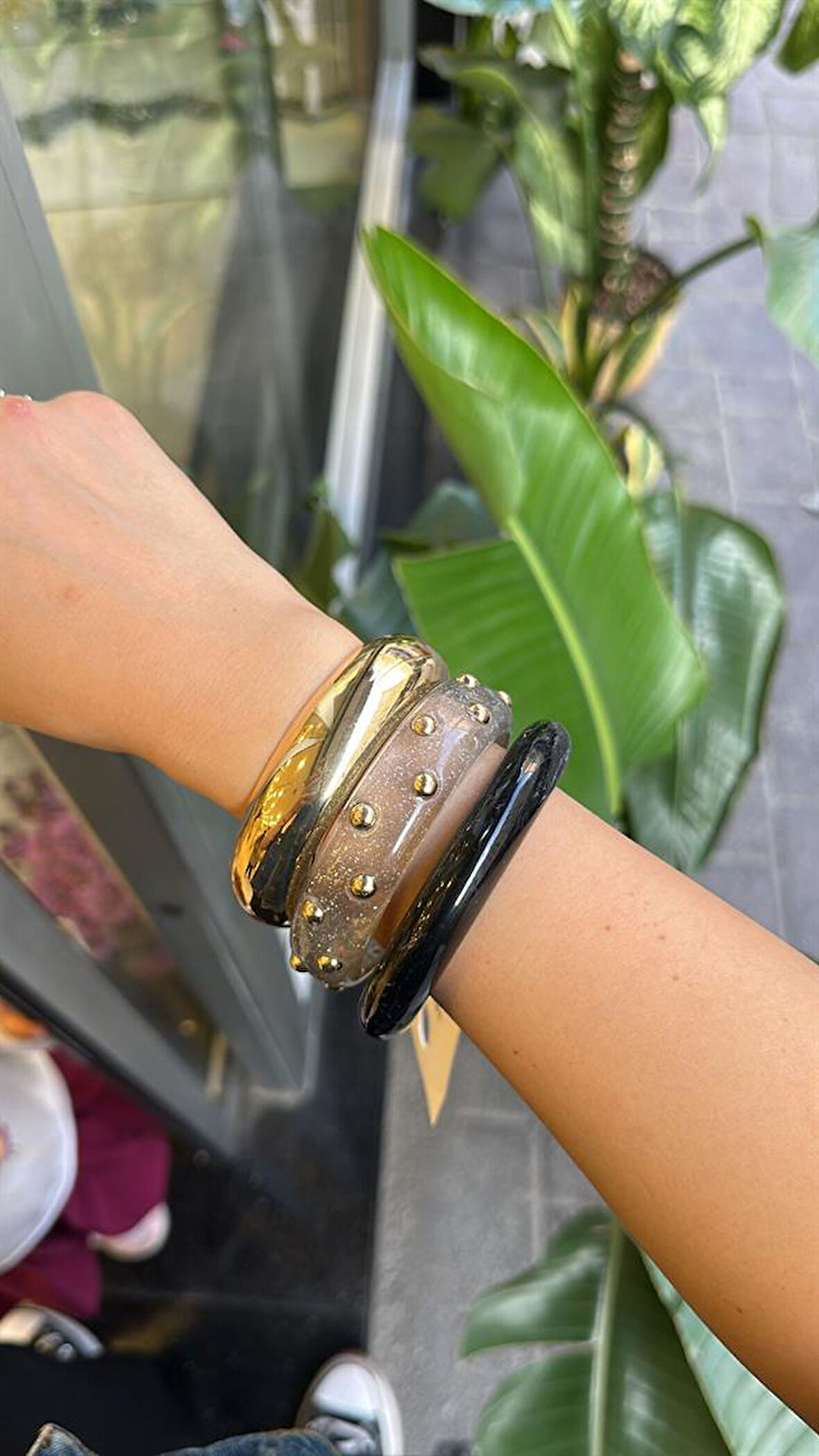 3'lü Set Bilezik - Siyah