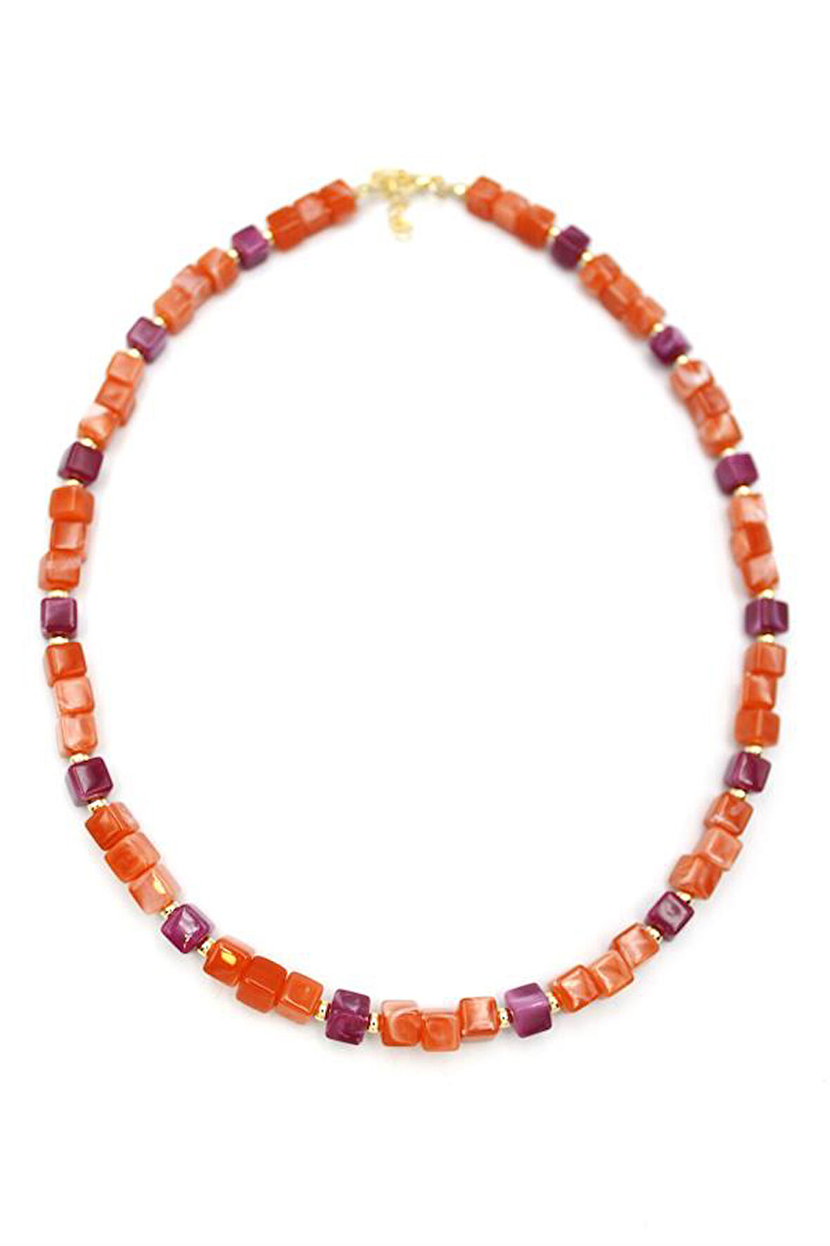 Akrilik Kolye - Turuncu