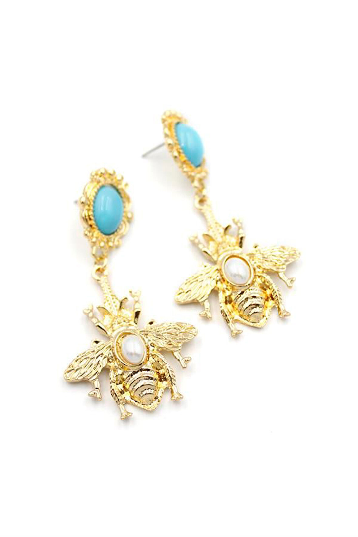 Arı Küpe - Turkuaz