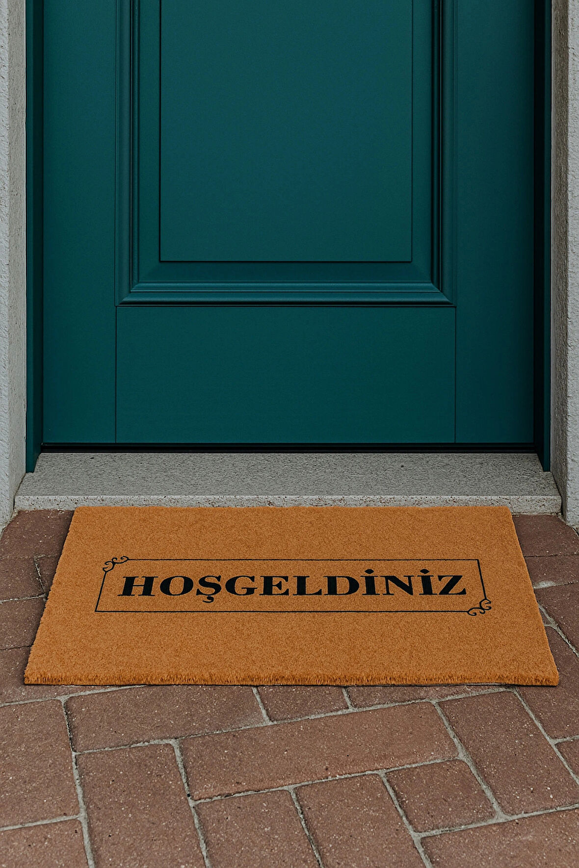 Valerine Life Velür Coco Dokulu Welcome Hoş Geldiniz Kapı Önü Dış Mekan Paspası 45x70cm 27YCM260104