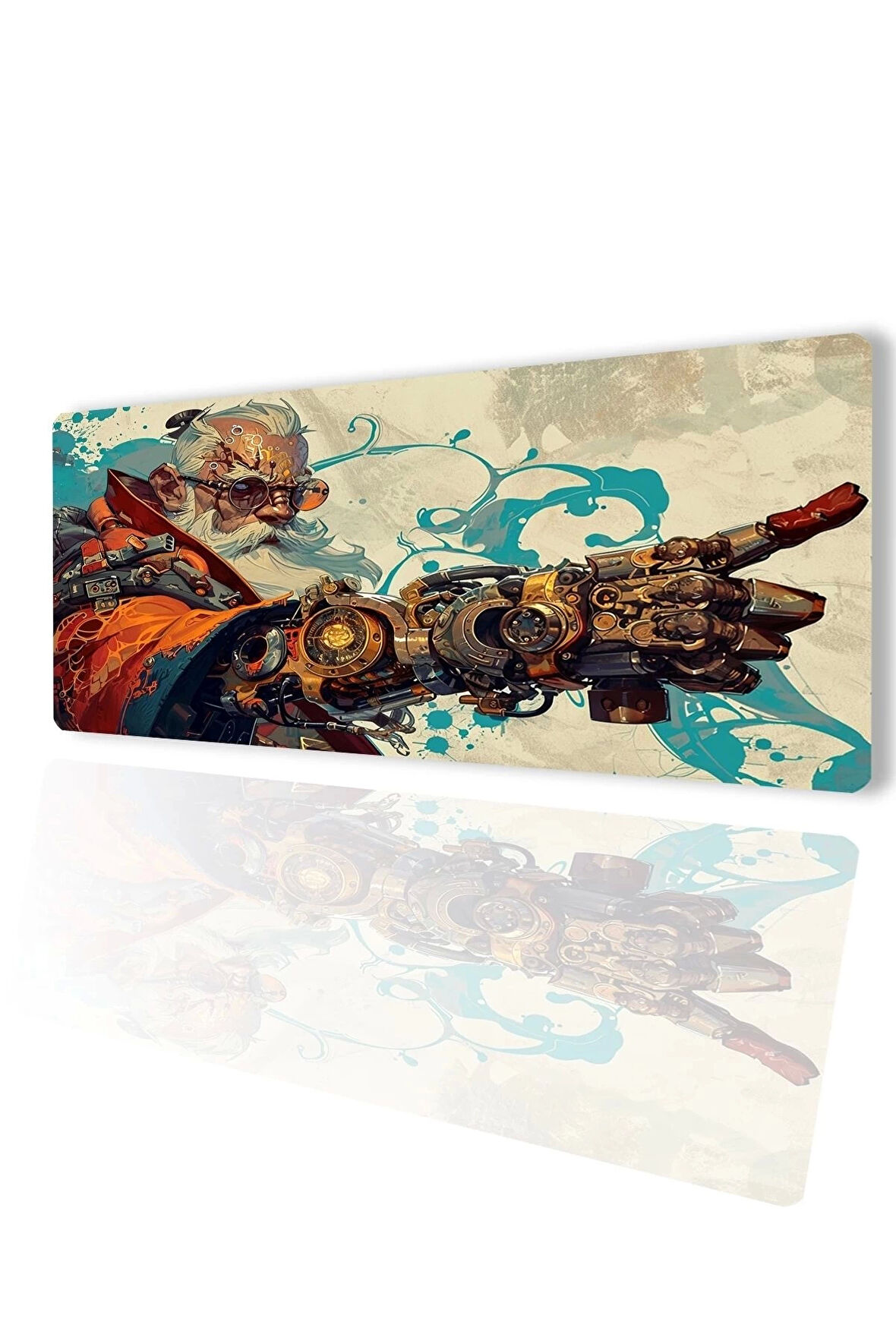 SonicTouch UltraGrand Cyberpunk Kaptan Xxl Klavye Mouse Pad 40x90Cm