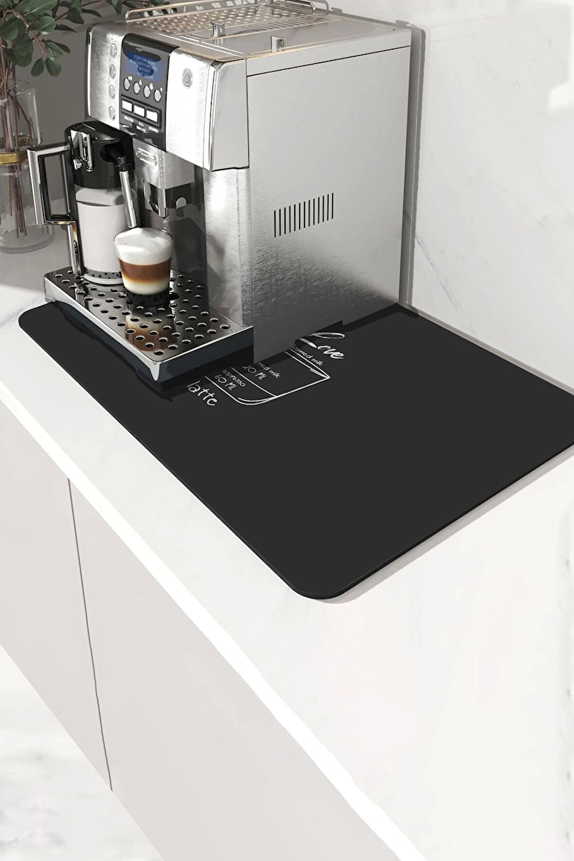 Valerine Life Kahve Makinesi Matı Sıvı Geçirmez Kaymaz Çaycı Espresso Makinesi Pad 35x45cm 27250213