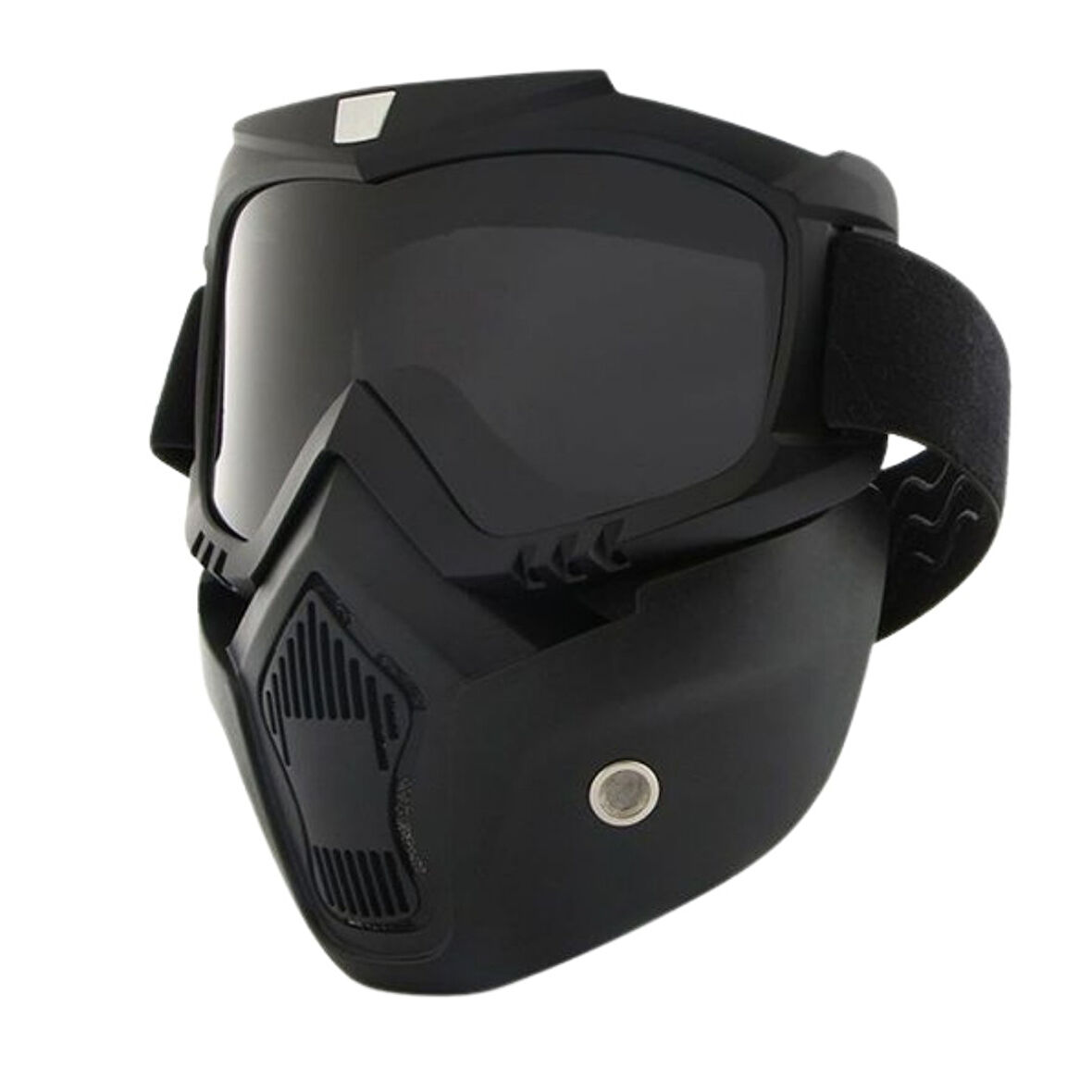 Prosev Motosiklet Kask Maskesi ve Gözlüğü MKM Siyah