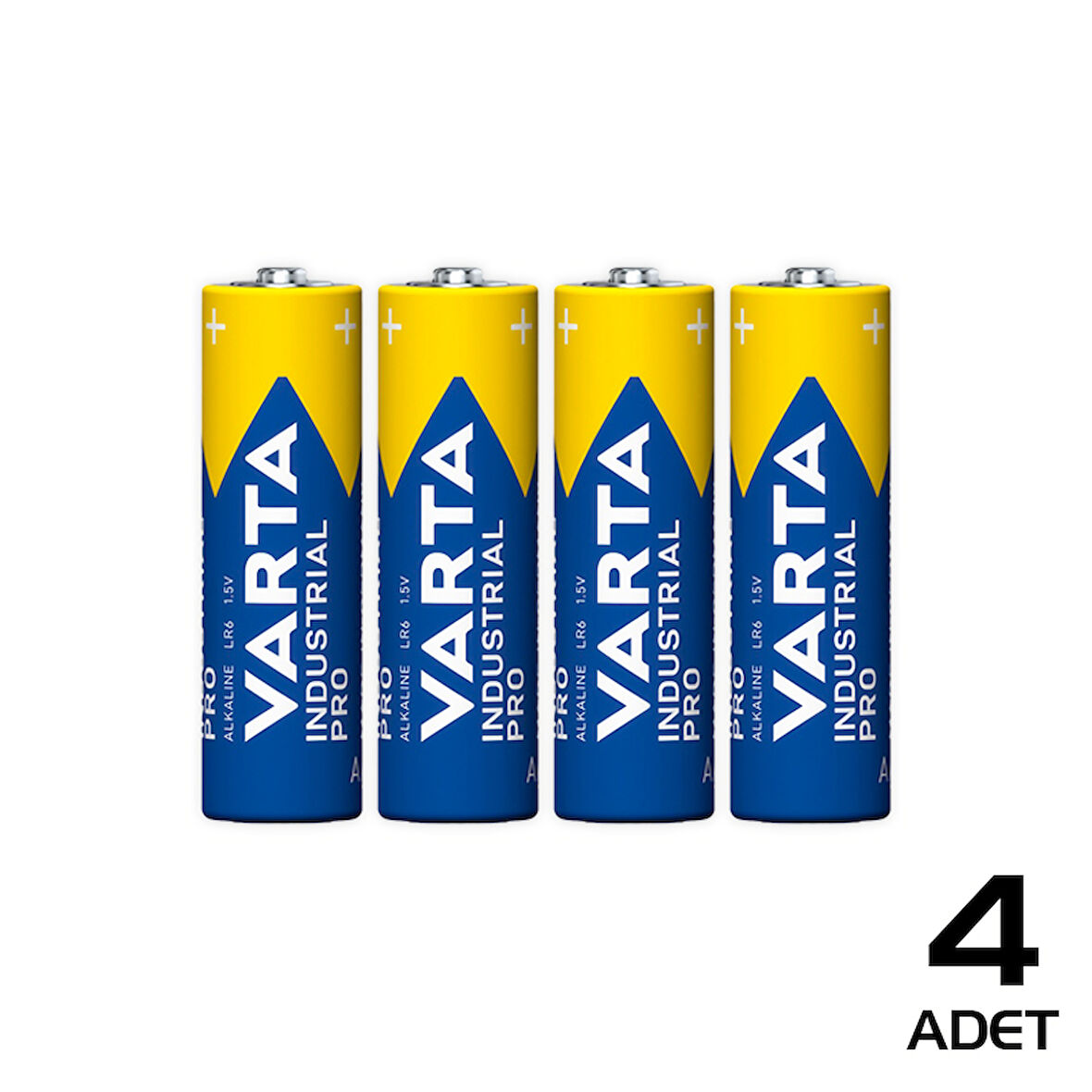 Varta Endüstriyel Pro Alkaline AA Kalem Pil 4'lü Paket