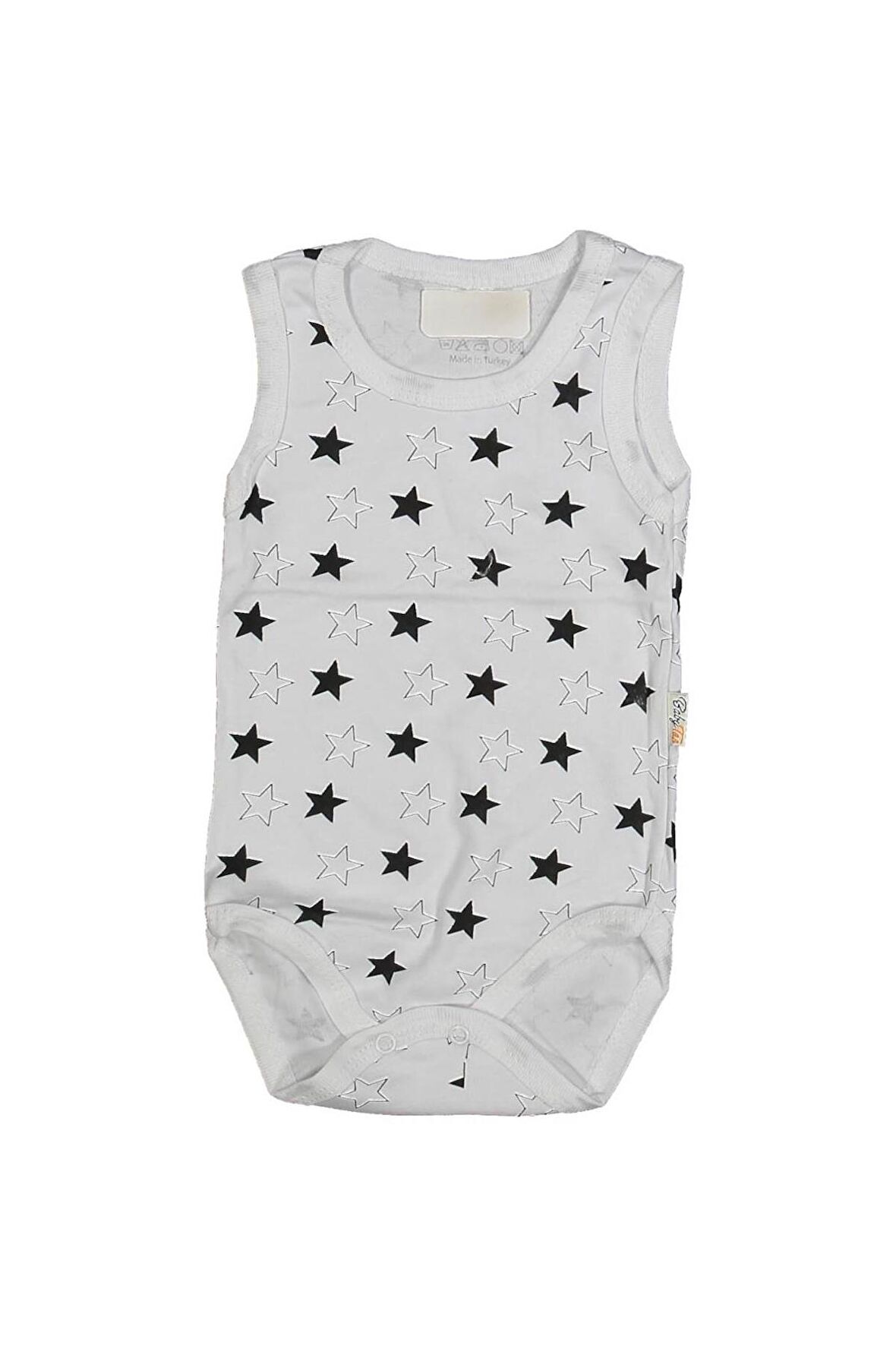 DİAMONDSTAR  UNISEX 0/9 AY İNTERLOK YENİ YILDIZ BADİ