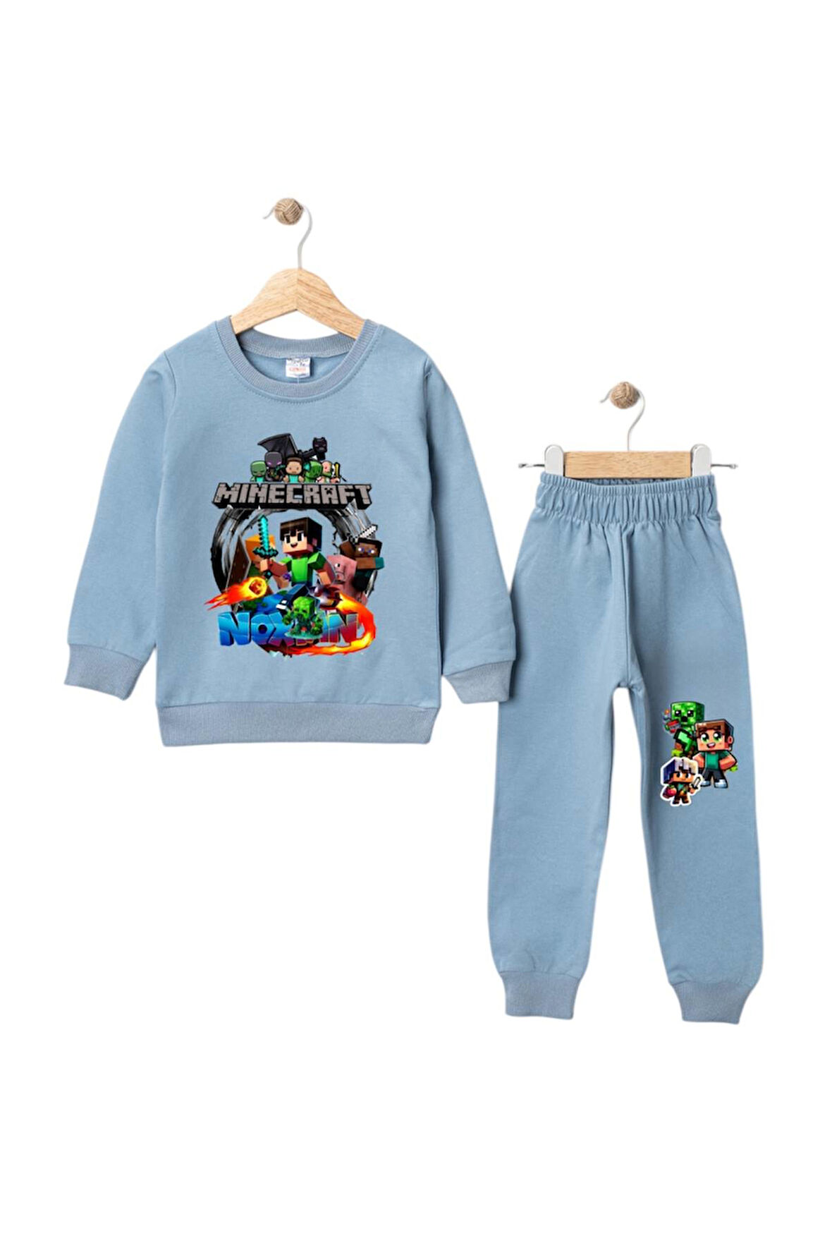 Erkek Çocuk Minecraf Pro Baskılı 2/8 Yaş Eşofman Takımı
