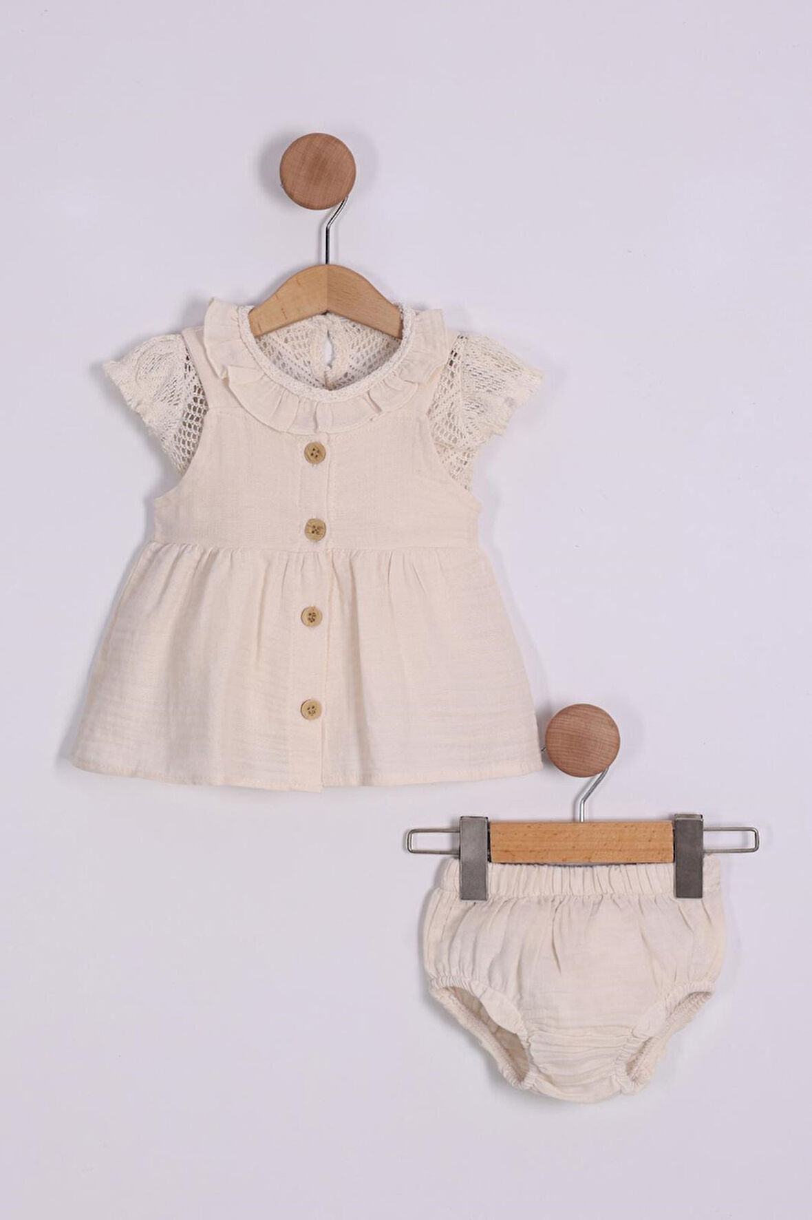 Kız Bebek Askılı Dandel Bady Külotlü 6/18 Ay Elbise