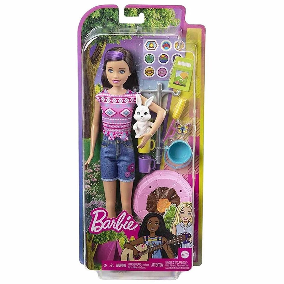 Barbie'nin Kız Kardeşleri Kampa Gidiyor Oyun Seti Stacie Bebek