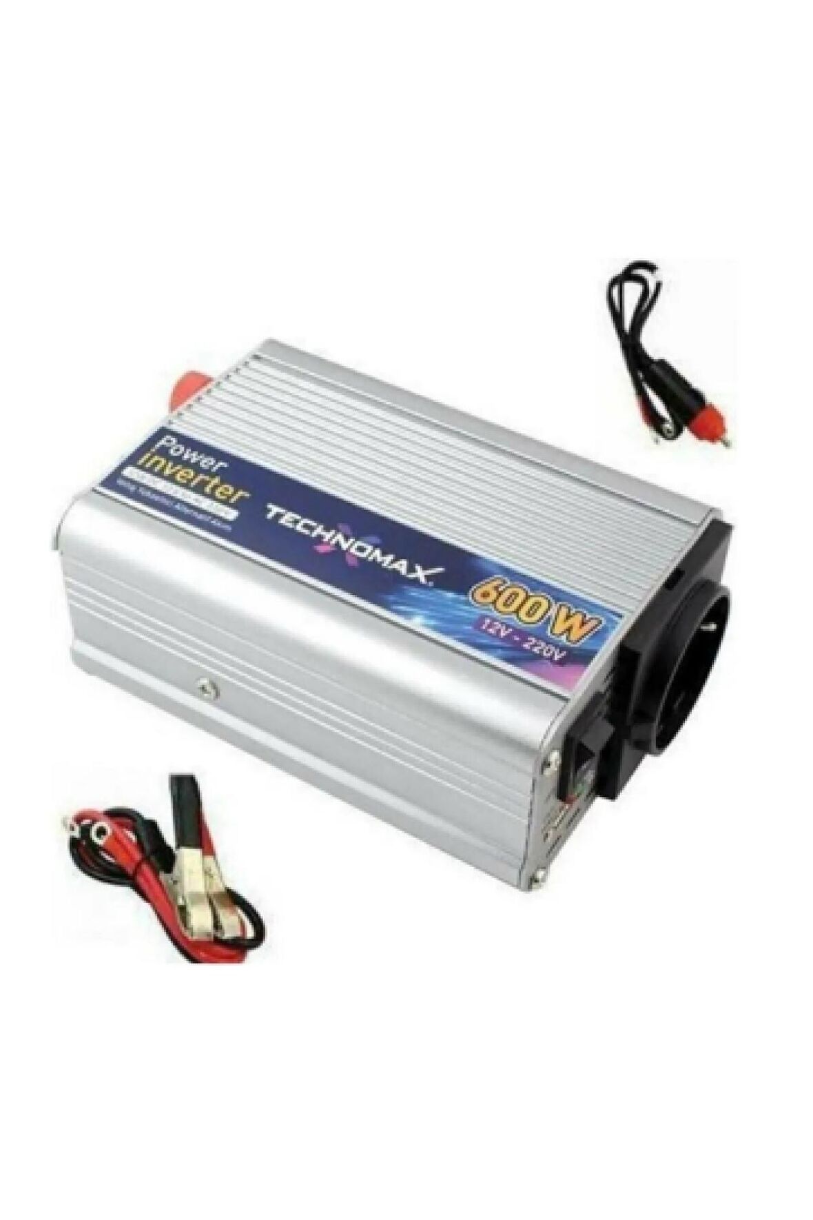 Technomax 600w 12v Çevirici Invertör Araç Elektirik Çeviricisi