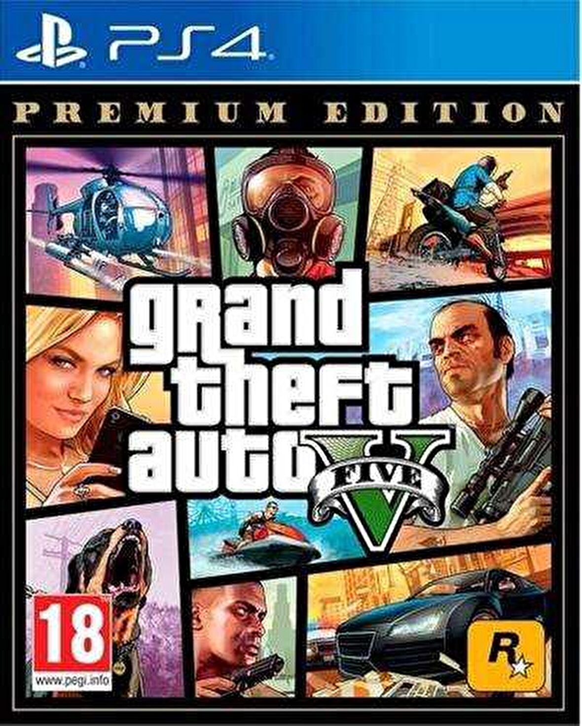 PS4 GTA 5 PREMİUM EDİTİON-ORJİNAL OYUN - SIFIR JELATİN