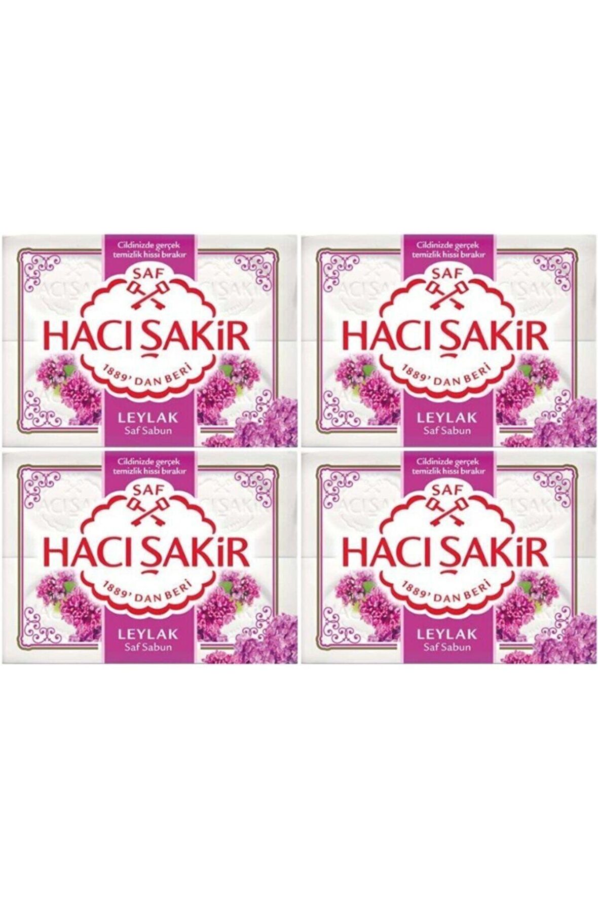 Hacı Sakir Banyo Sabunu Leylak 600 gr 4 Adet