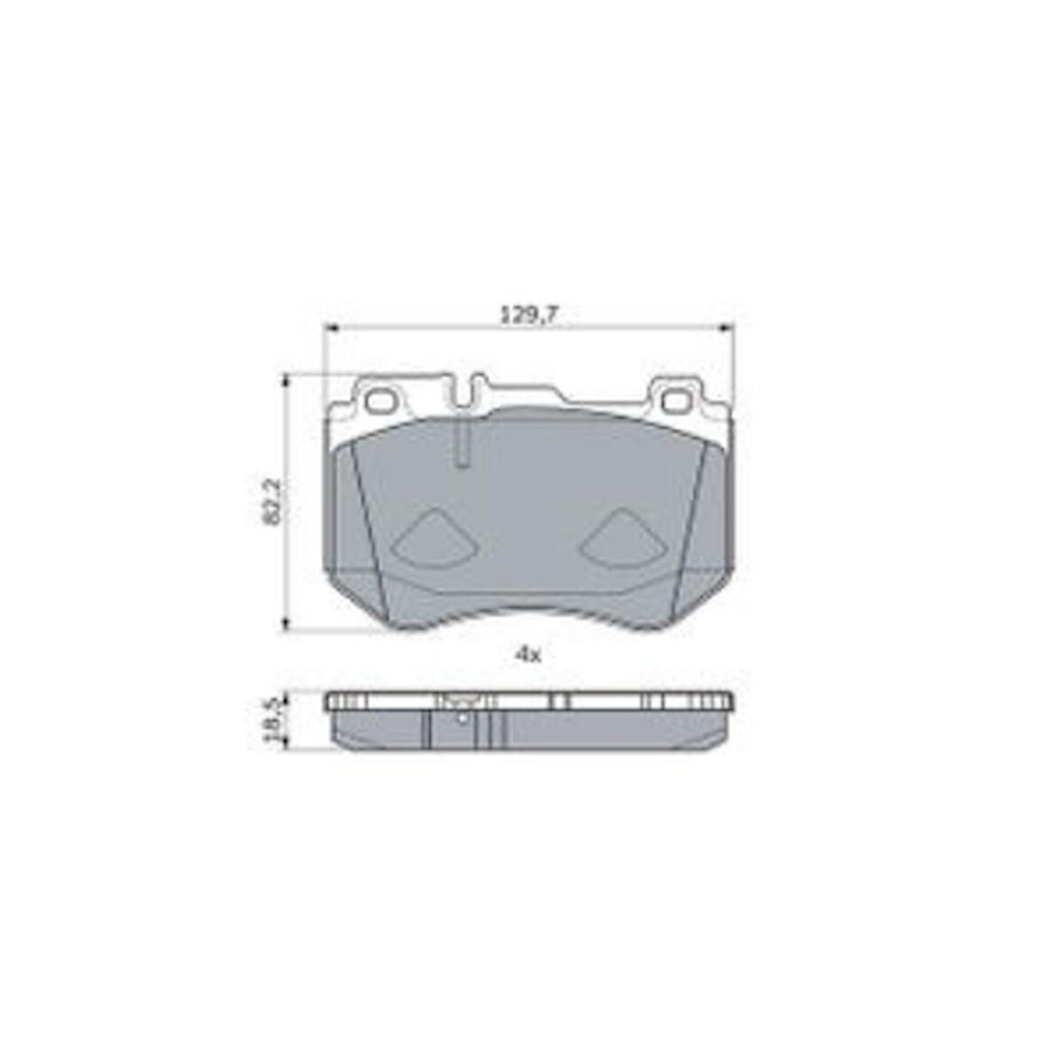 Mercedes C180 0986494777 ÖN FREN BALATASI BOSCH