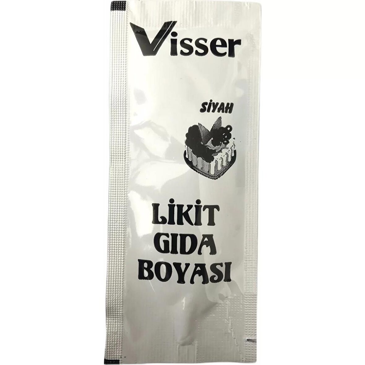 Visser Likit Gıda Boyası Siyah 12 ml