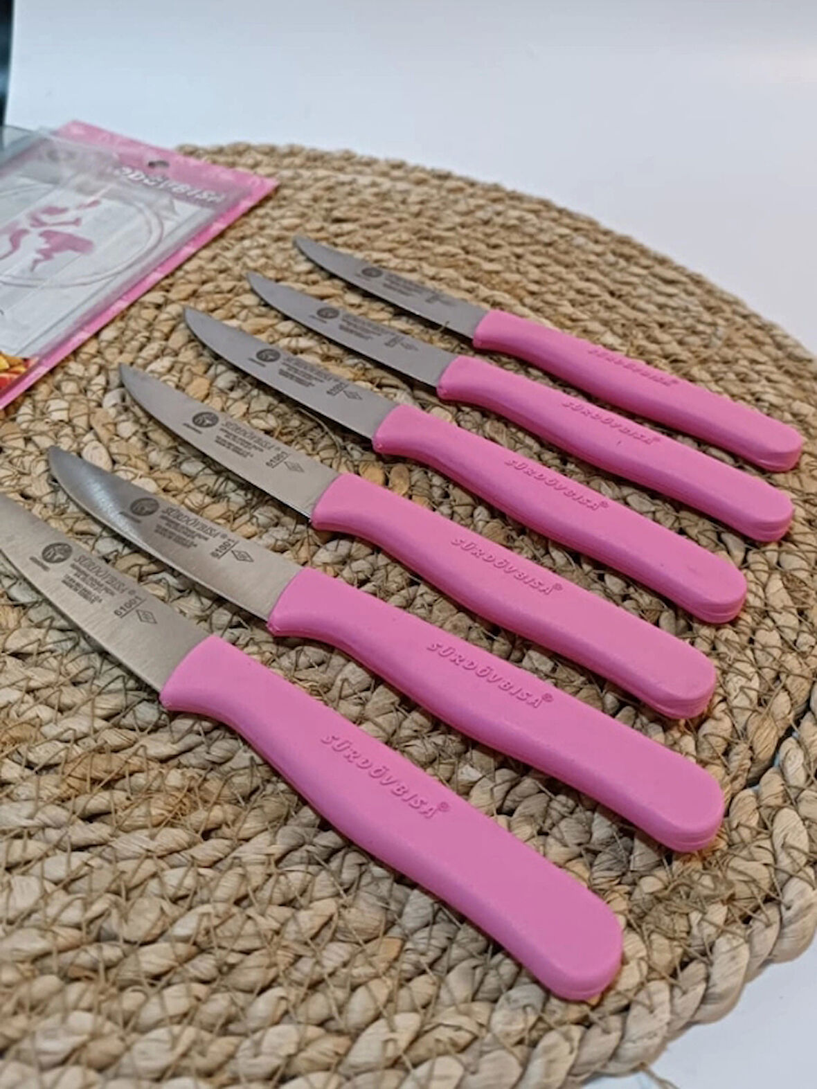 Sürdövbisa 61010 6'lı Meyve Seti (Sivri Uç ) Pembe