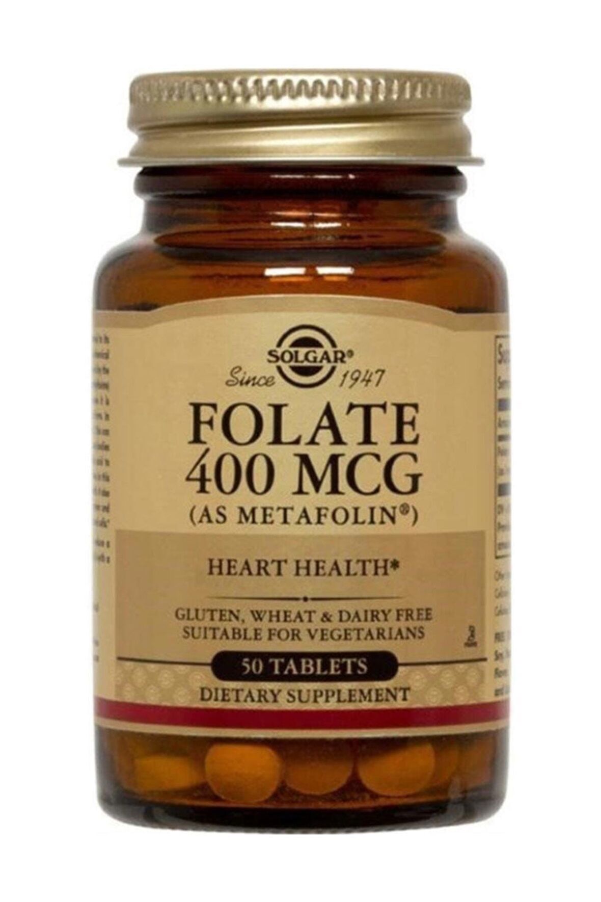 Solgar Folate 400 Mg 50 Tablet