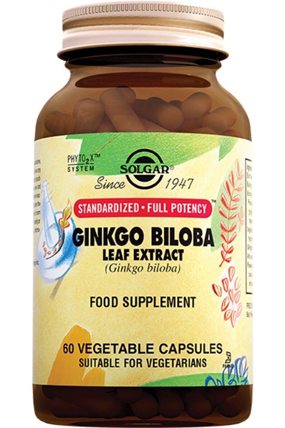 Ginkgo Biloba Leaf Extract 60 Kapsul (GİNKO)