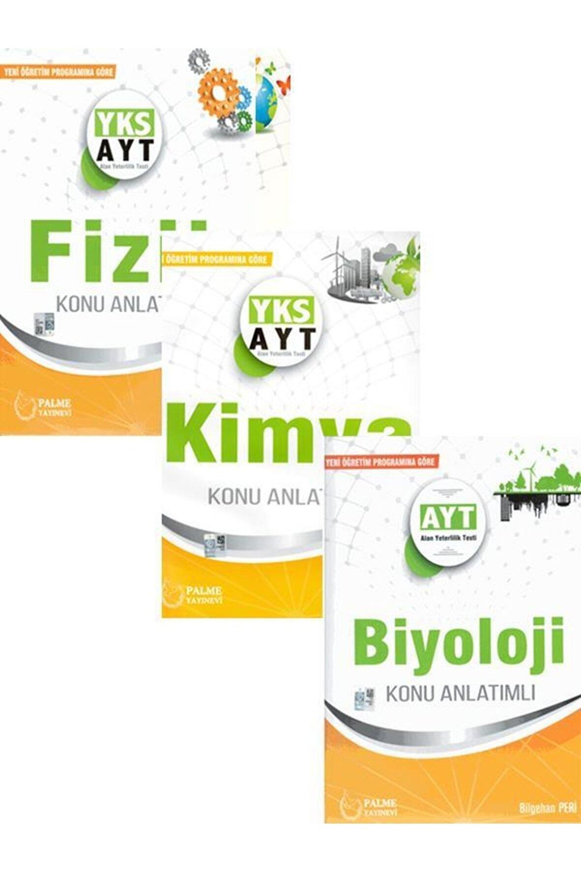Palme Yayınevi Ayt Fizik-kimya-biyoloji Konu Anlatımlı Set