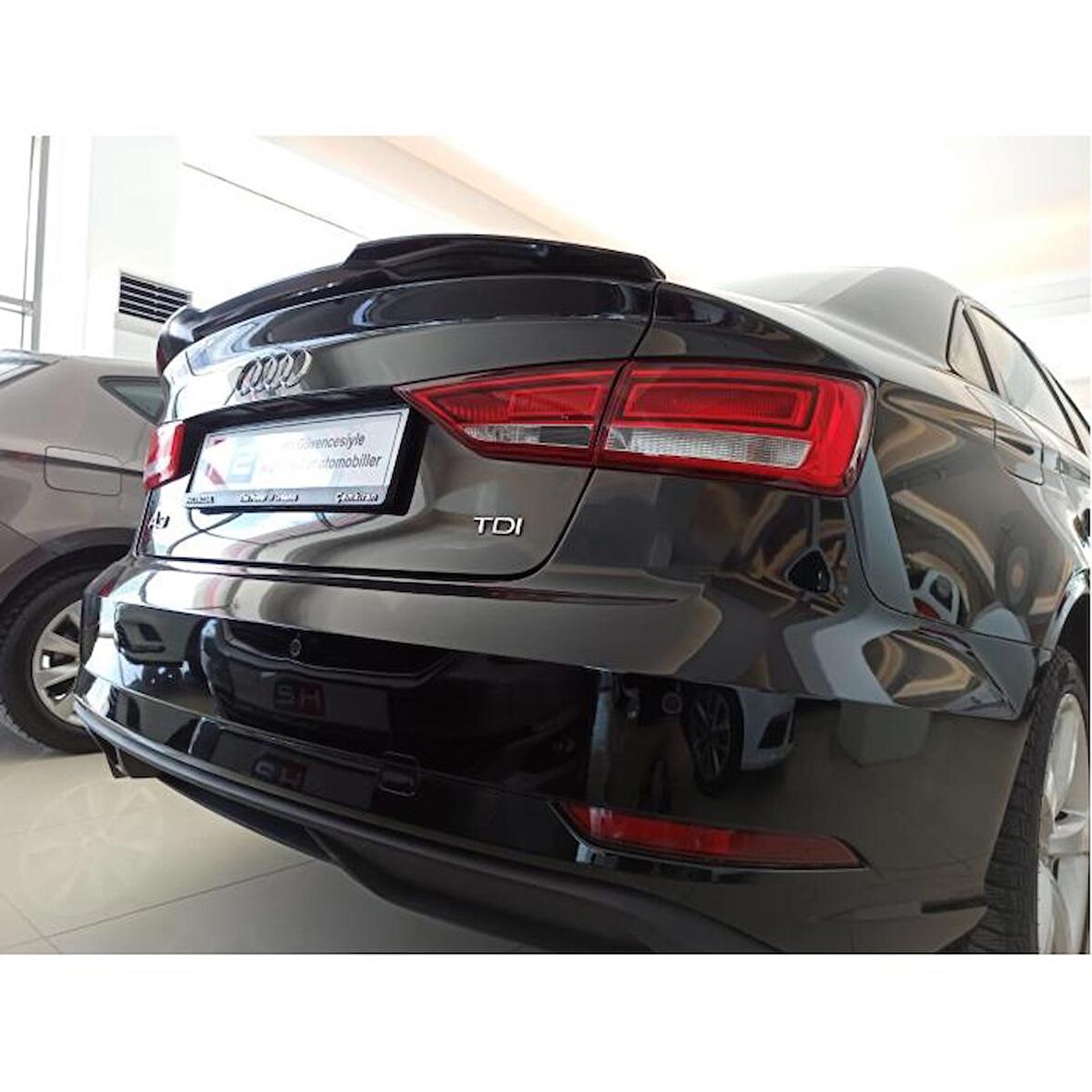 Audi A3 Sedan Votex Bagaj Üstü Piano Black Spoiler 2013-2019