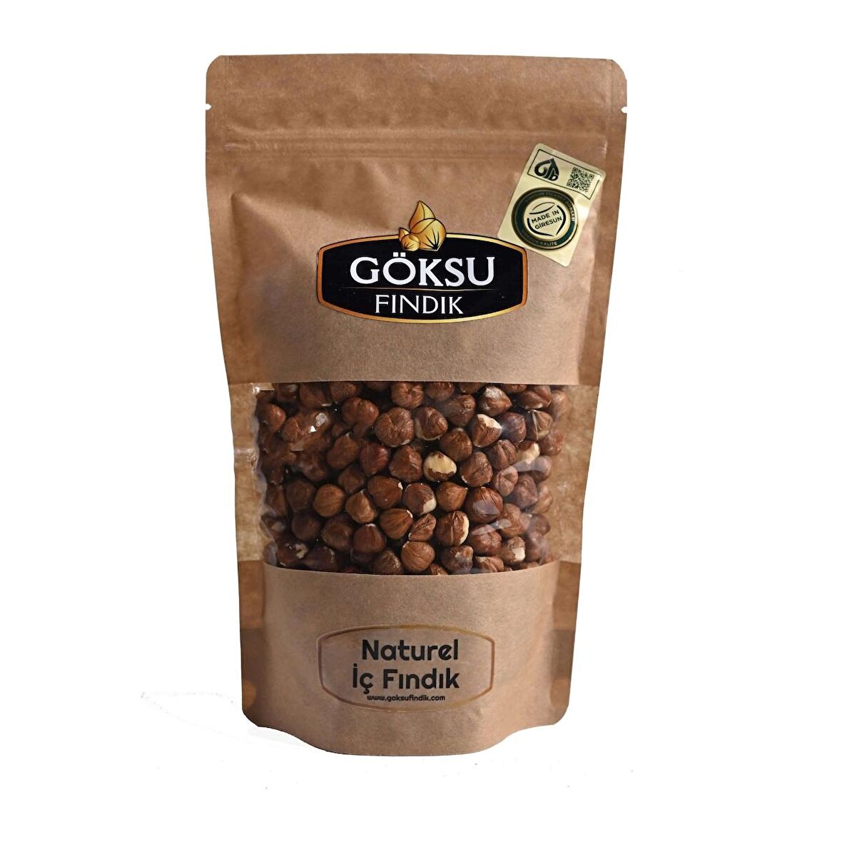 NATUREL İÇ FINDIK 500GR-DOYPACK