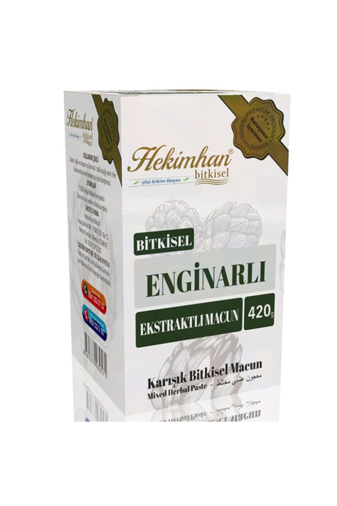 Hekimhan Enginarlı Bitkisel Karışım Macun - 440 gr