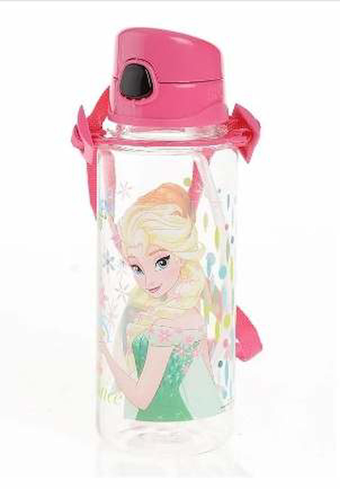 Hakan Çanta Anna & Elsa 500 ml Kırılmaz Gövde Şeffaf Matara 78728