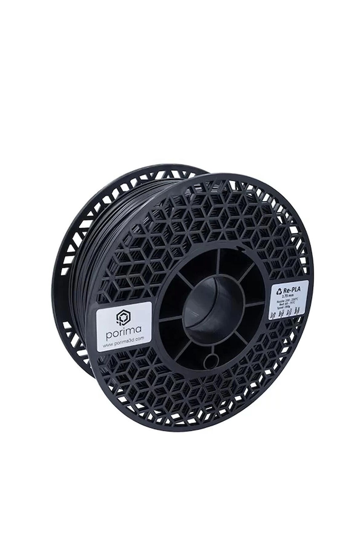 Porima Recycle Filament Siyah 1,75mm 1kg