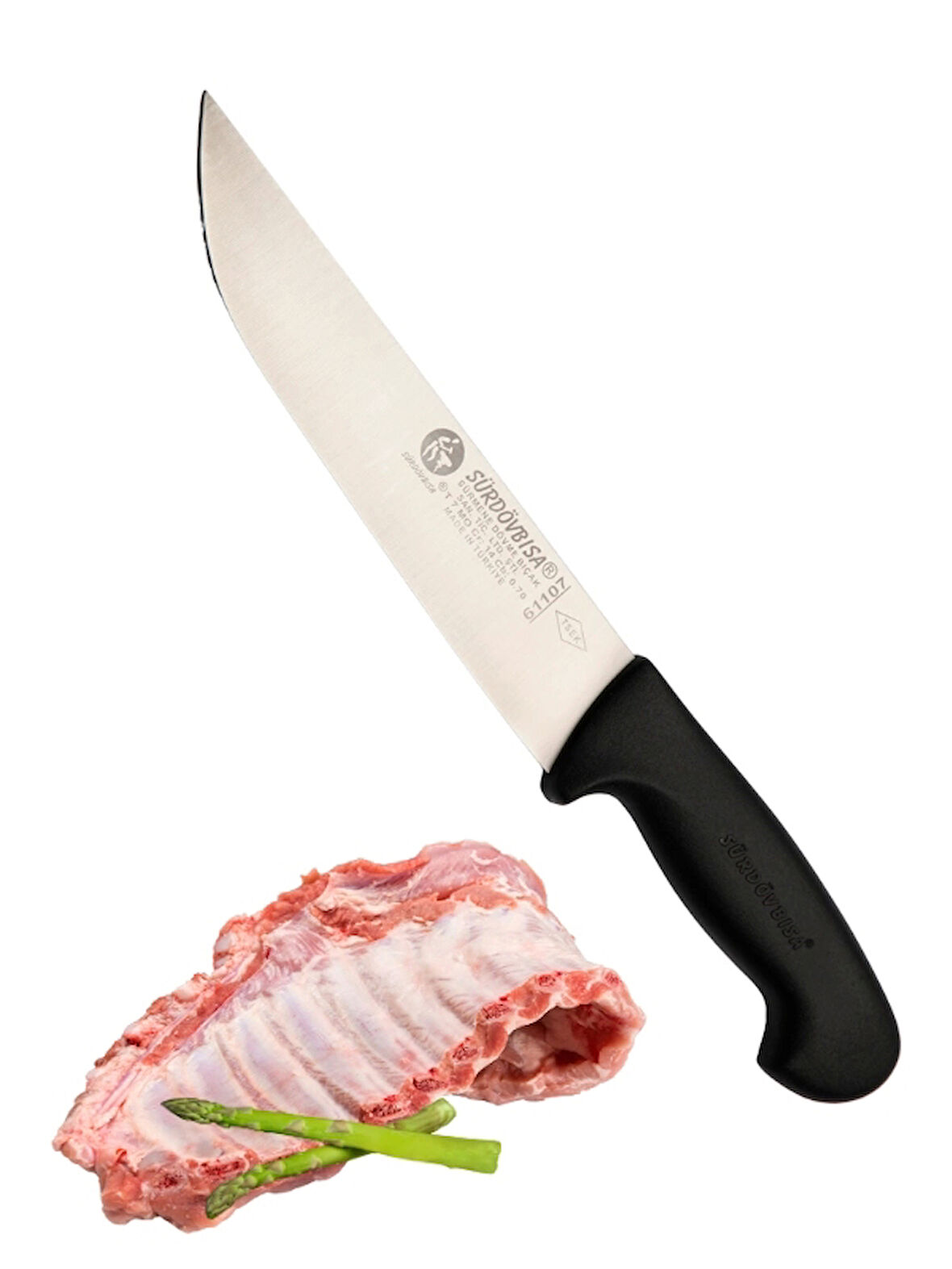 Sürdövbisa F61107 Plastik Pimsiz Sap Kasap Bıçağı