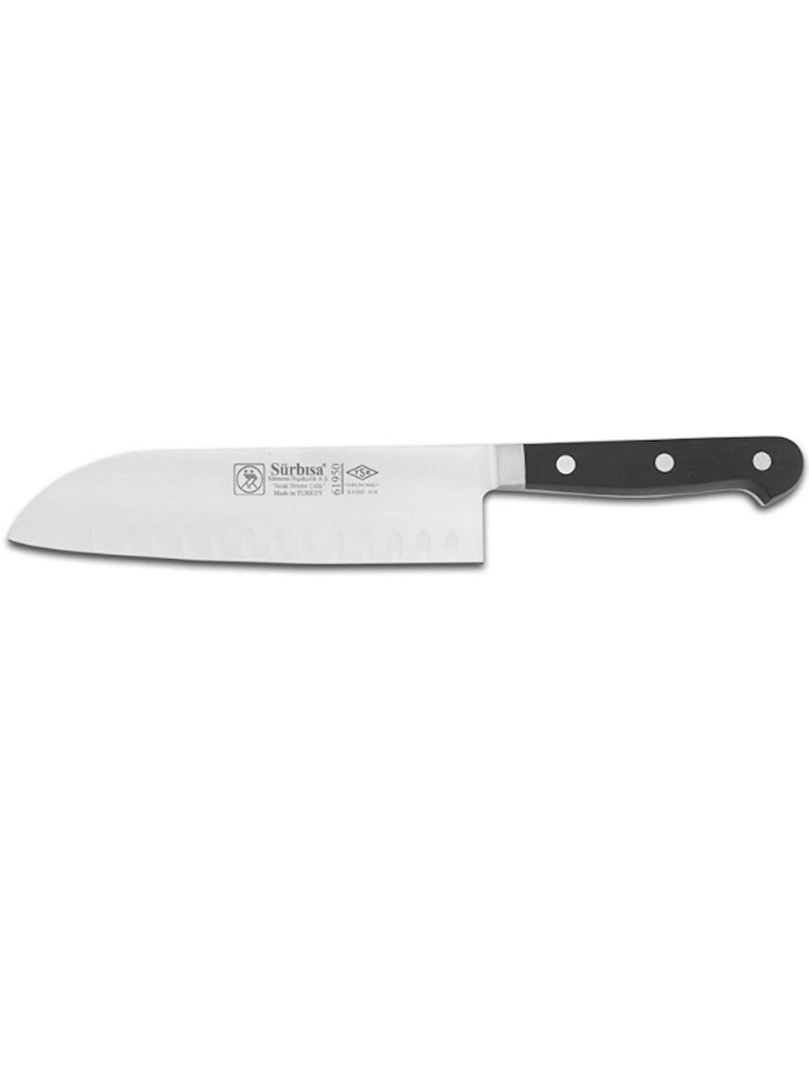 Sürbisa Sıcak Dövme Aşçı Bıçağı - Santoku 61950 18.0 cm