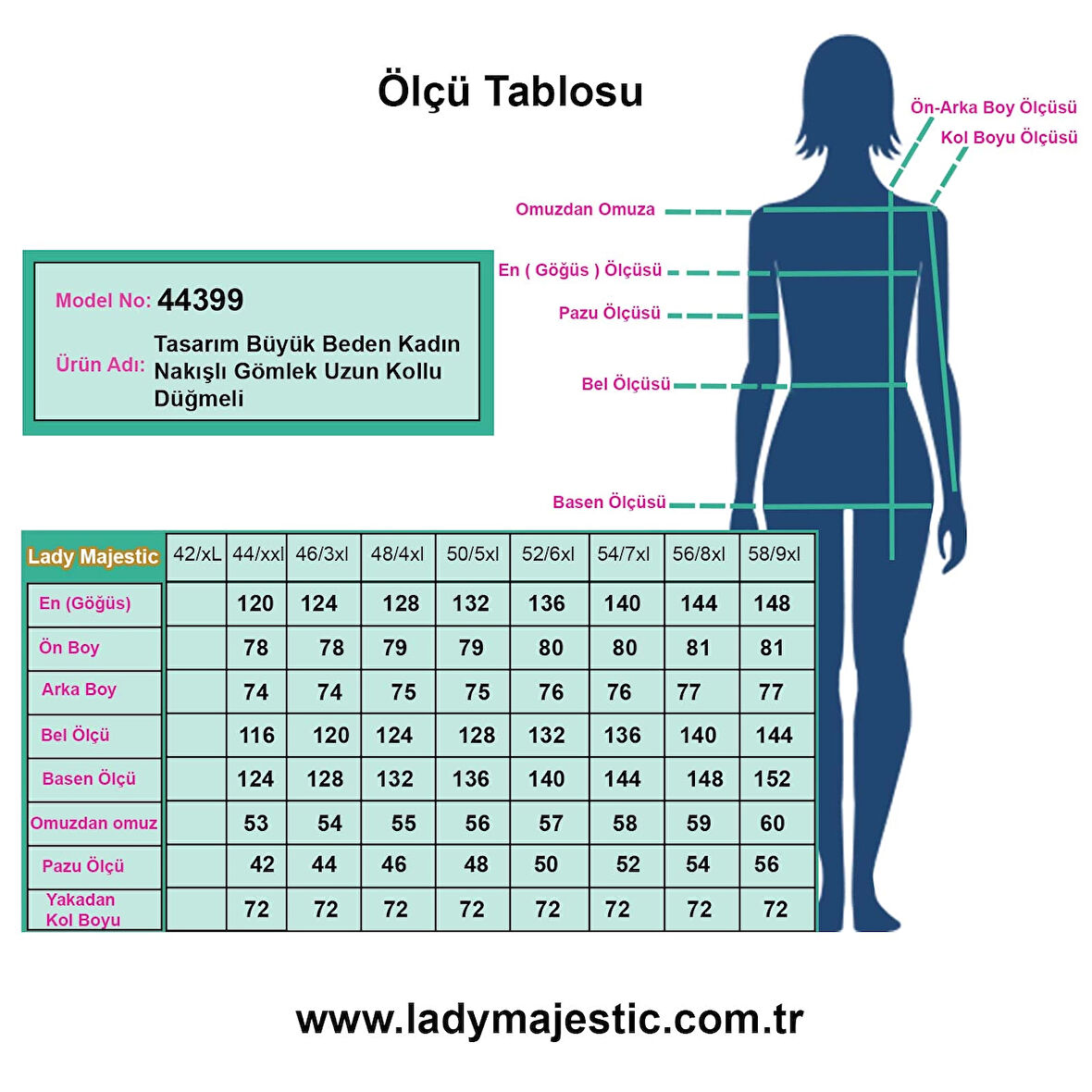 Tasarım Büyük Beden Kadın Nakışlı Gömlek Uzun Kollu Düğmeli Rahat Şık Kombinlere Uygun