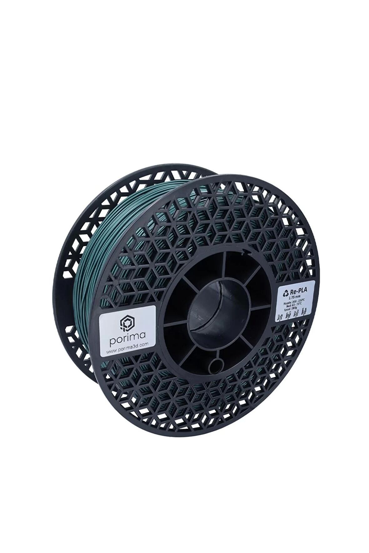 Porima Recycle Filament Yeşil  1,75mm 1kg
