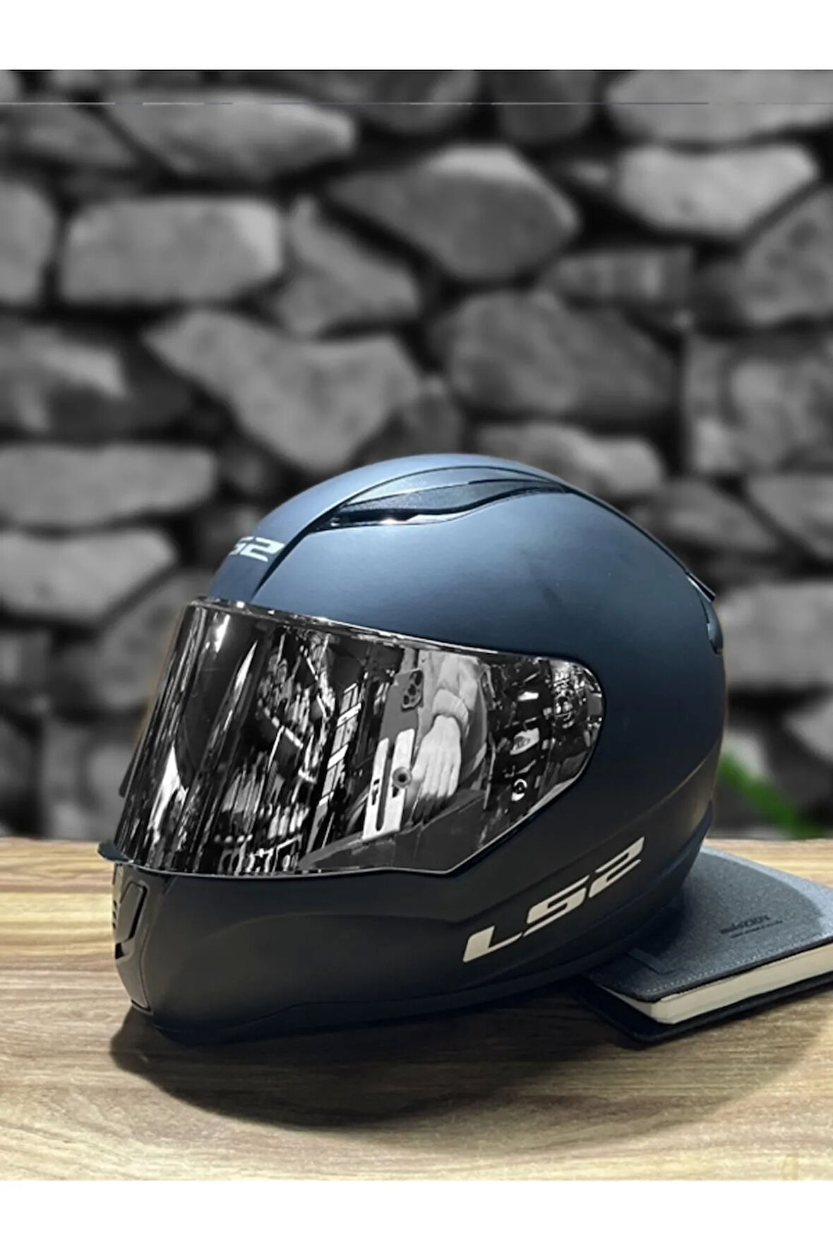 Rapıd Mat Siyah Kask - Gri Vizör