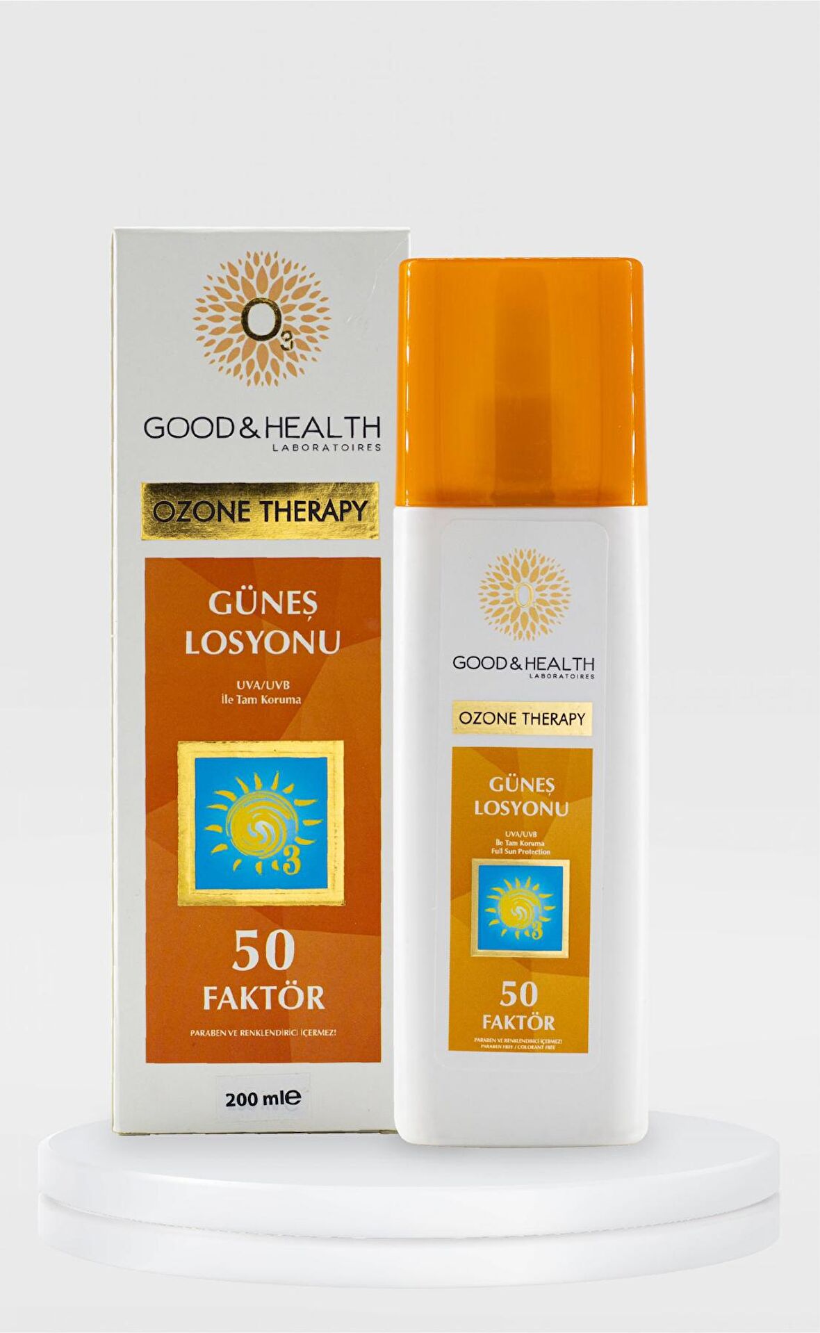 GOOD & HEALTH OZONE THERAPY 50 FAKTÖRLÜ GÜNEŞ KREMİ 200 ML