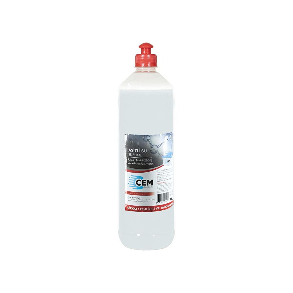 CEM CAR CARE Asitli Su (Akü Asiti) 1 LT