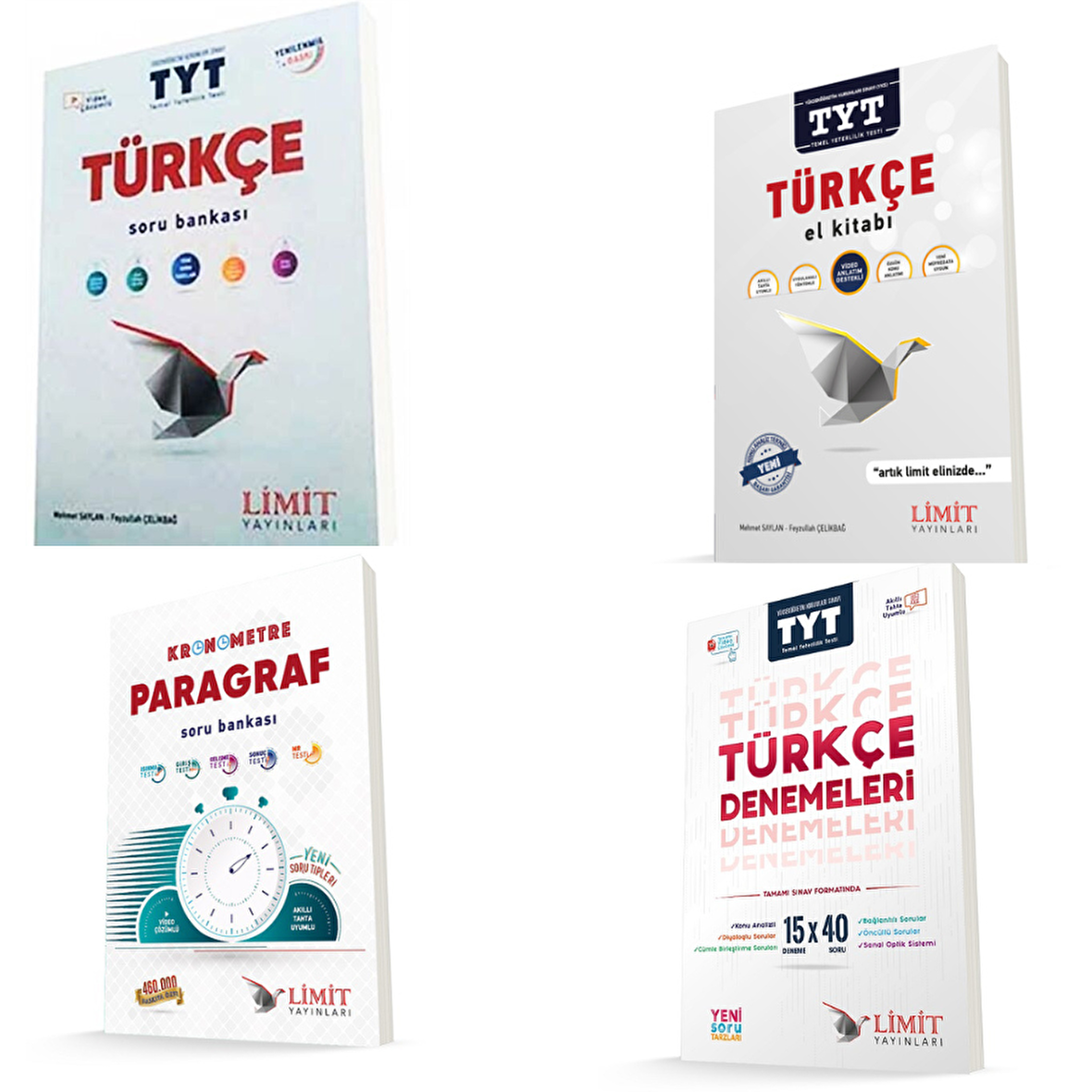 TYT Türkçe Seti Konu Soru Ve Deneme Sınavı 4 Kitap