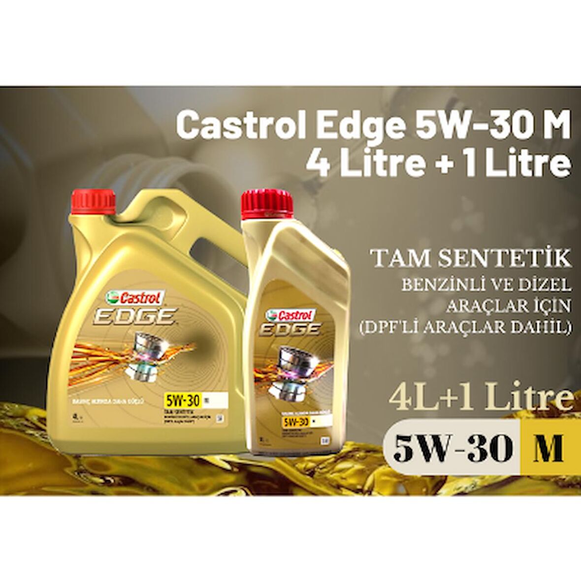 Castrol Edge 5W30 M 4 Litre + 1 Litre