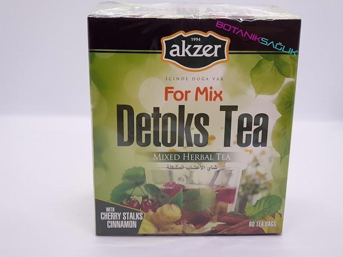 Akzer Detoks Çayı - 60 Süzen Poşet