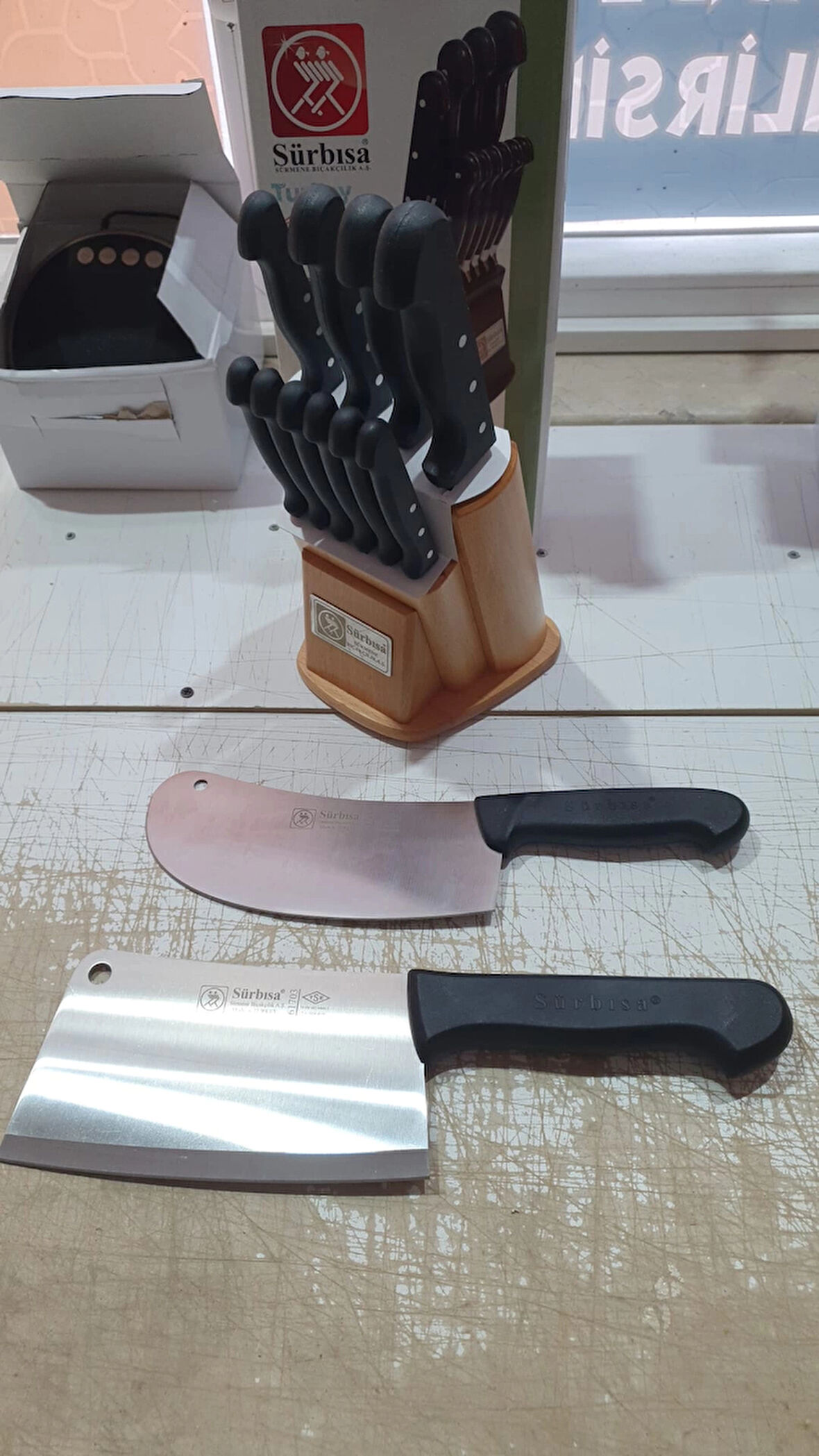 Sürbisa Mutfak Kasap Seti 10lu Set ve 2 Satır