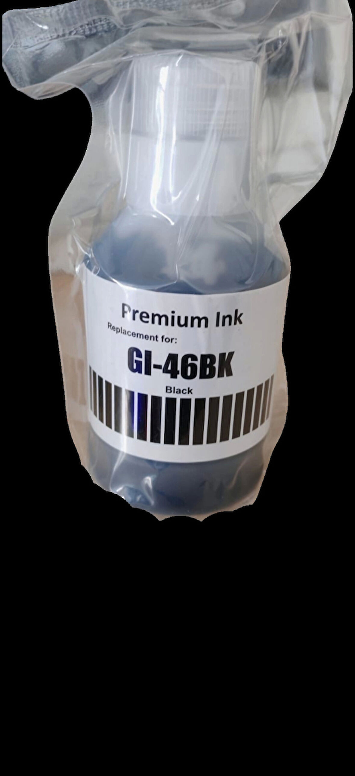 Canon Pixma GI-46 BK Siyah Muadil Mürekkep