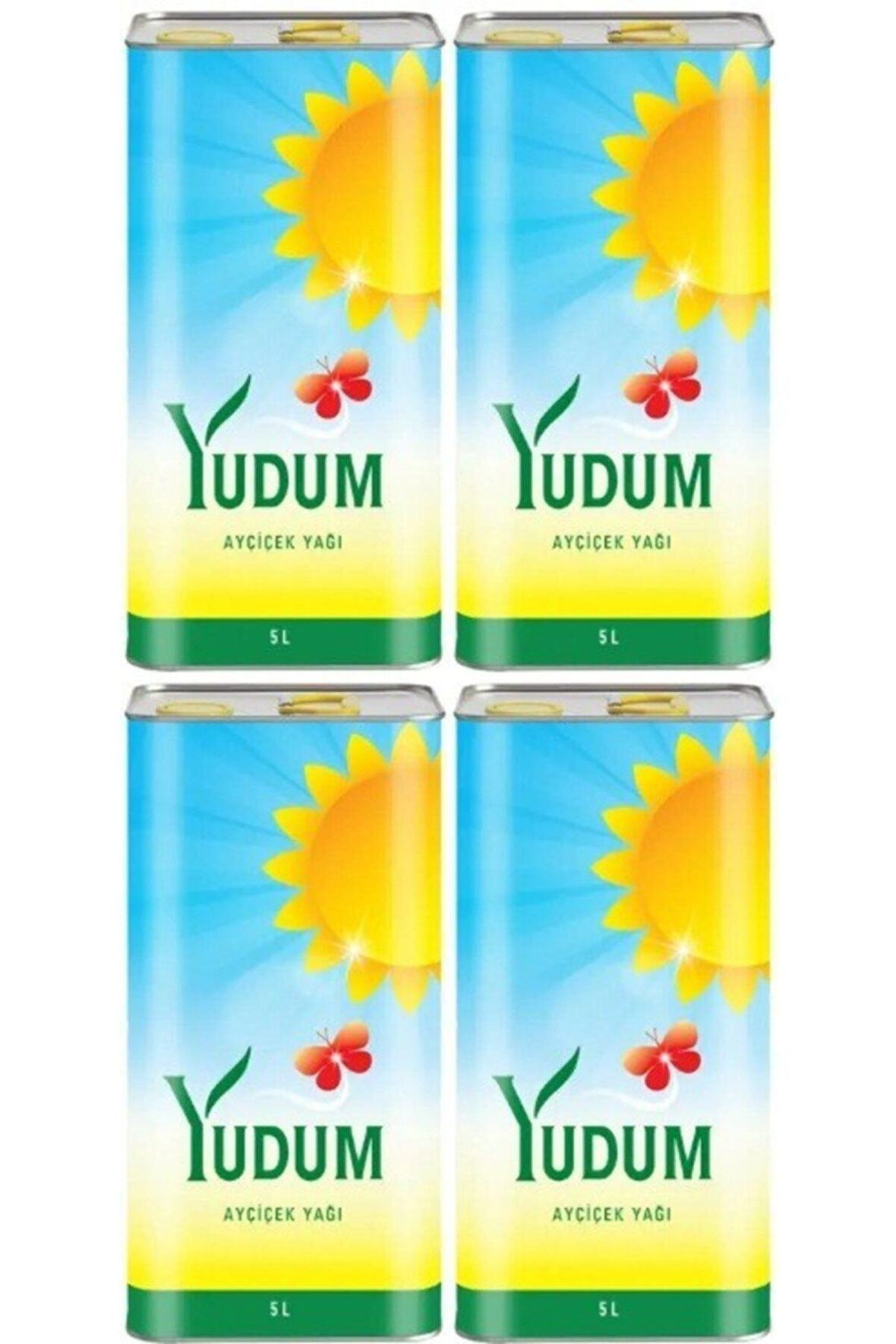 Yudum Rafine Organik Ayçiçek Yağı 5 lt Teneke