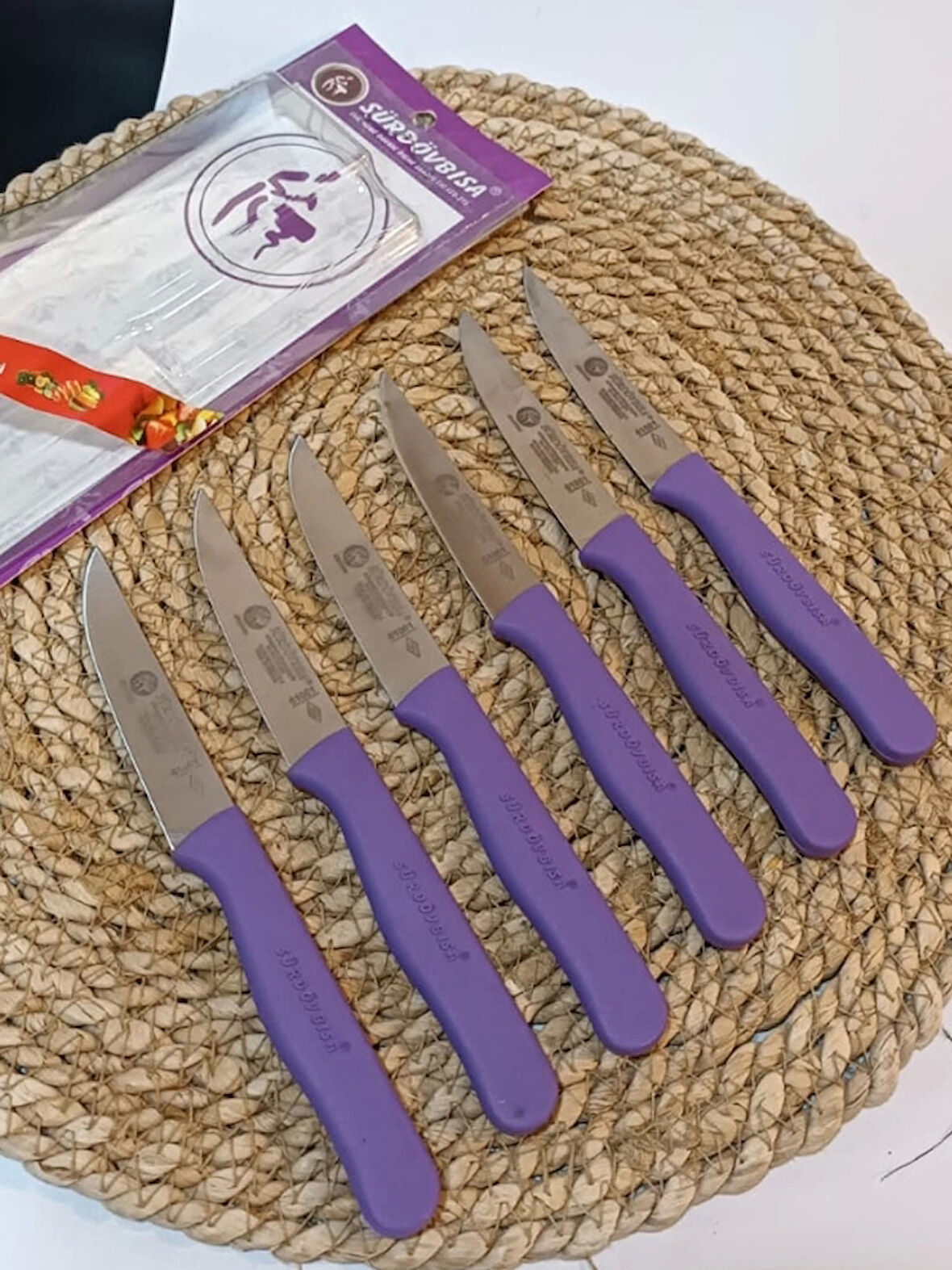 Sürdövbisa 61010 6'lı Meyve Seti (Sivri Uç ) Mor