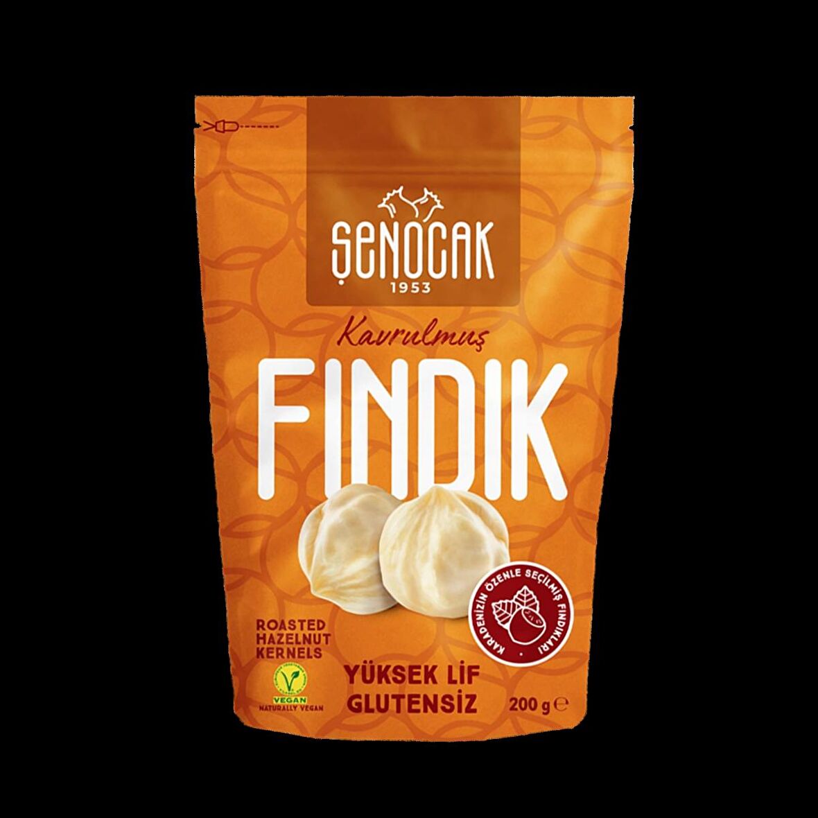 Kavrulmuş Fındık Paket 200gr