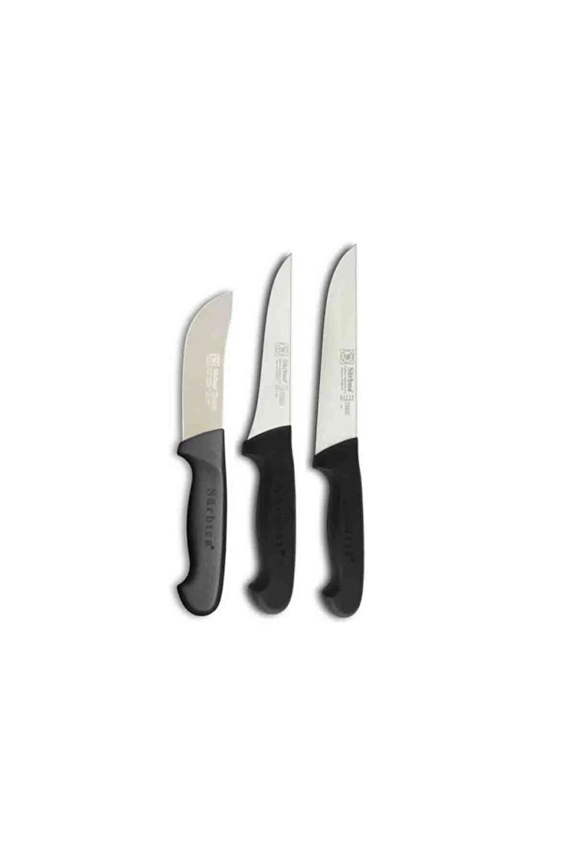 Sürbısa Sürmene Kurban Bıçak Seti 3 lü Kesme Sıyırma Soyma