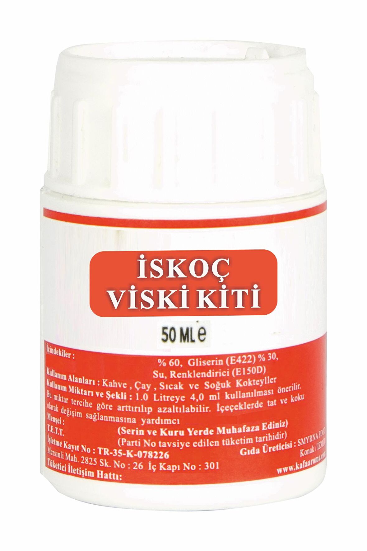 İskoç Viski Kiti Viski Aroması 50 ML