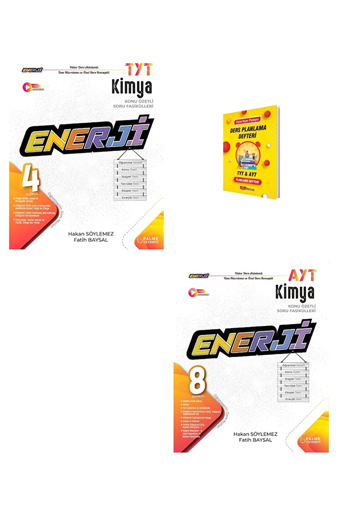 TYT ve AYT Enerji Kimya Konu Özetli Soru Fasikülleri Seti